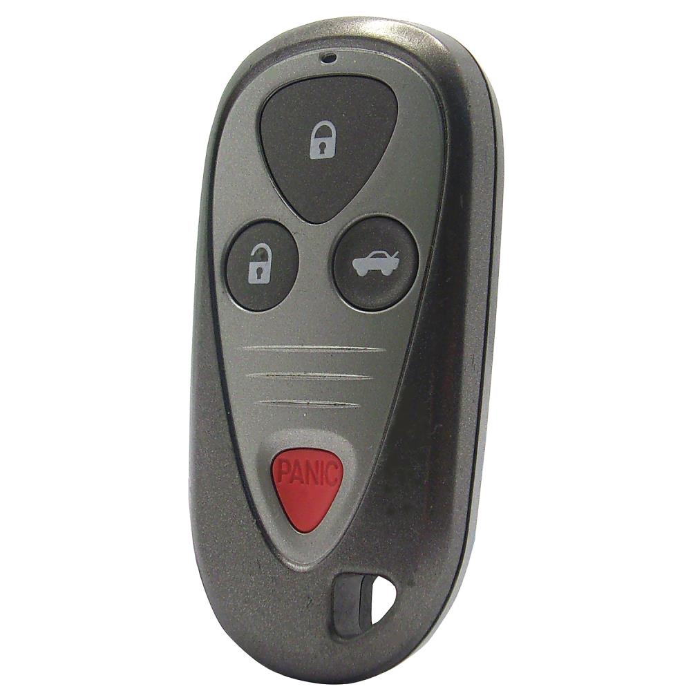 Car Keys Express Black 4 Button Remote and Key Combo with Edge Cut