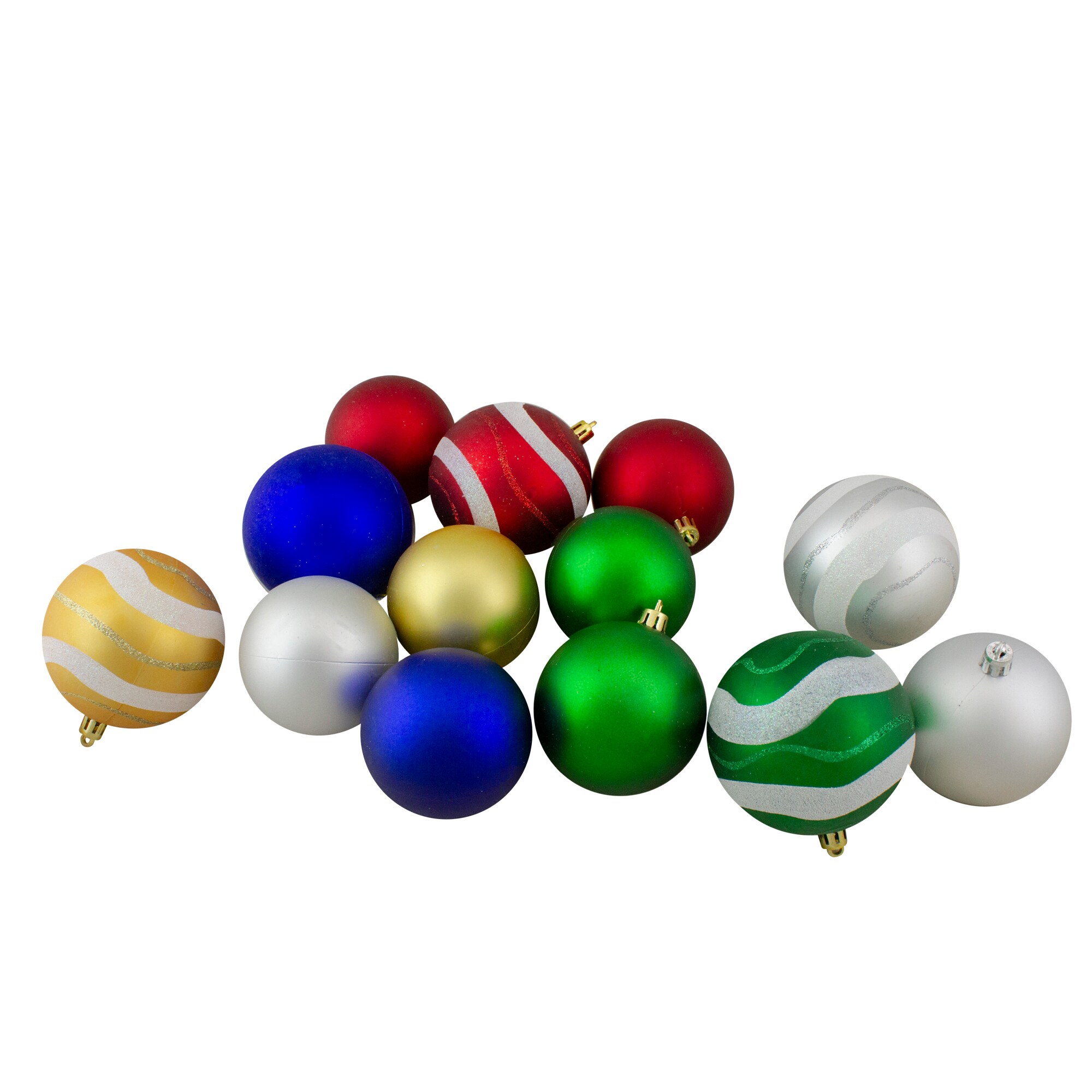 Northlight 31756961 39 -Pack Red Ball Standard Indoor Ornament set Shatterproof