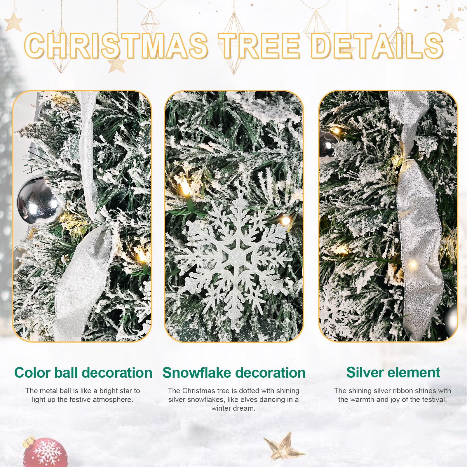 AAZJ NBC-CM72870 Artificial-Christmas-Trees - View #7