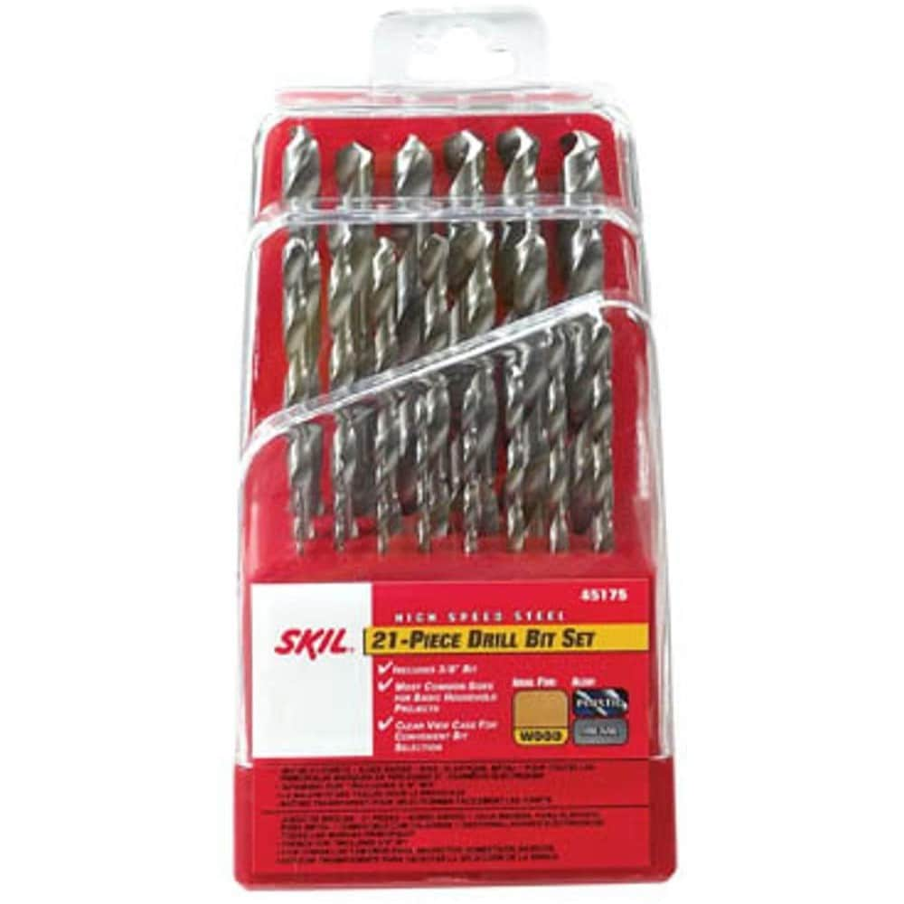 BLACK+DECKER 20-Piece Assorted High-speed Steel Jobber Length