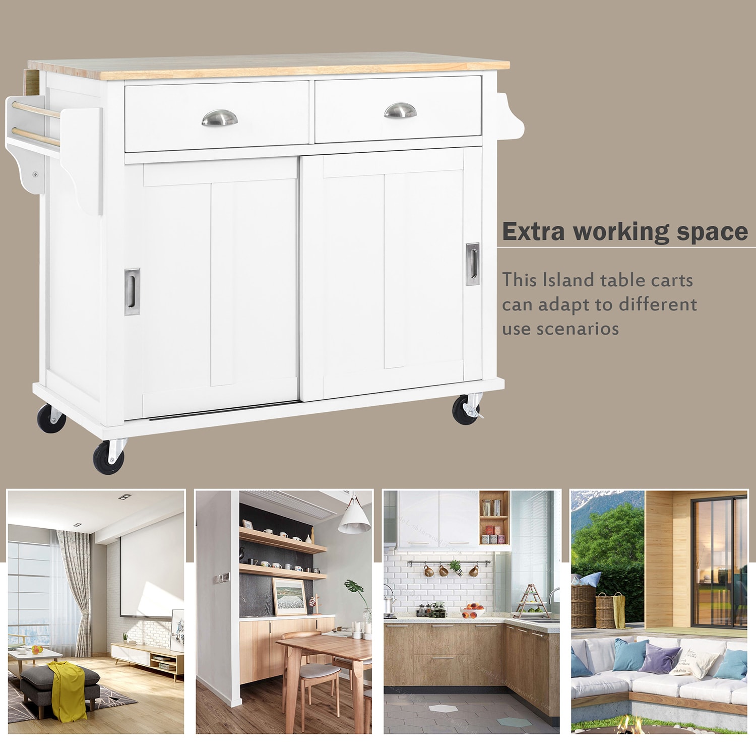 SINOFURN SYB260008BK Kitchen-Furniture - View #2