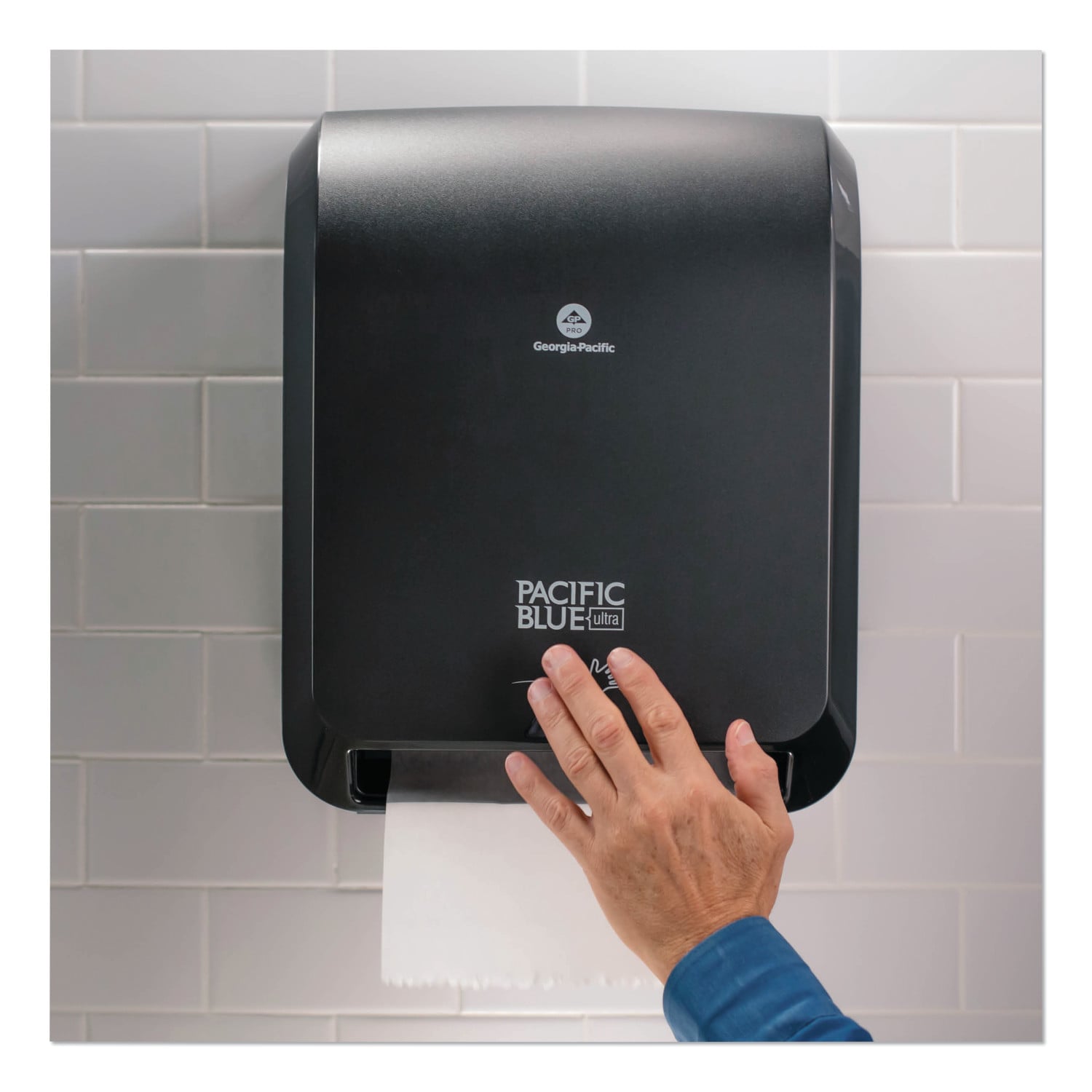 Georgia-Pacific Pacific Blue Ultra Automated Paper Towel Dispenser Black for sale online 