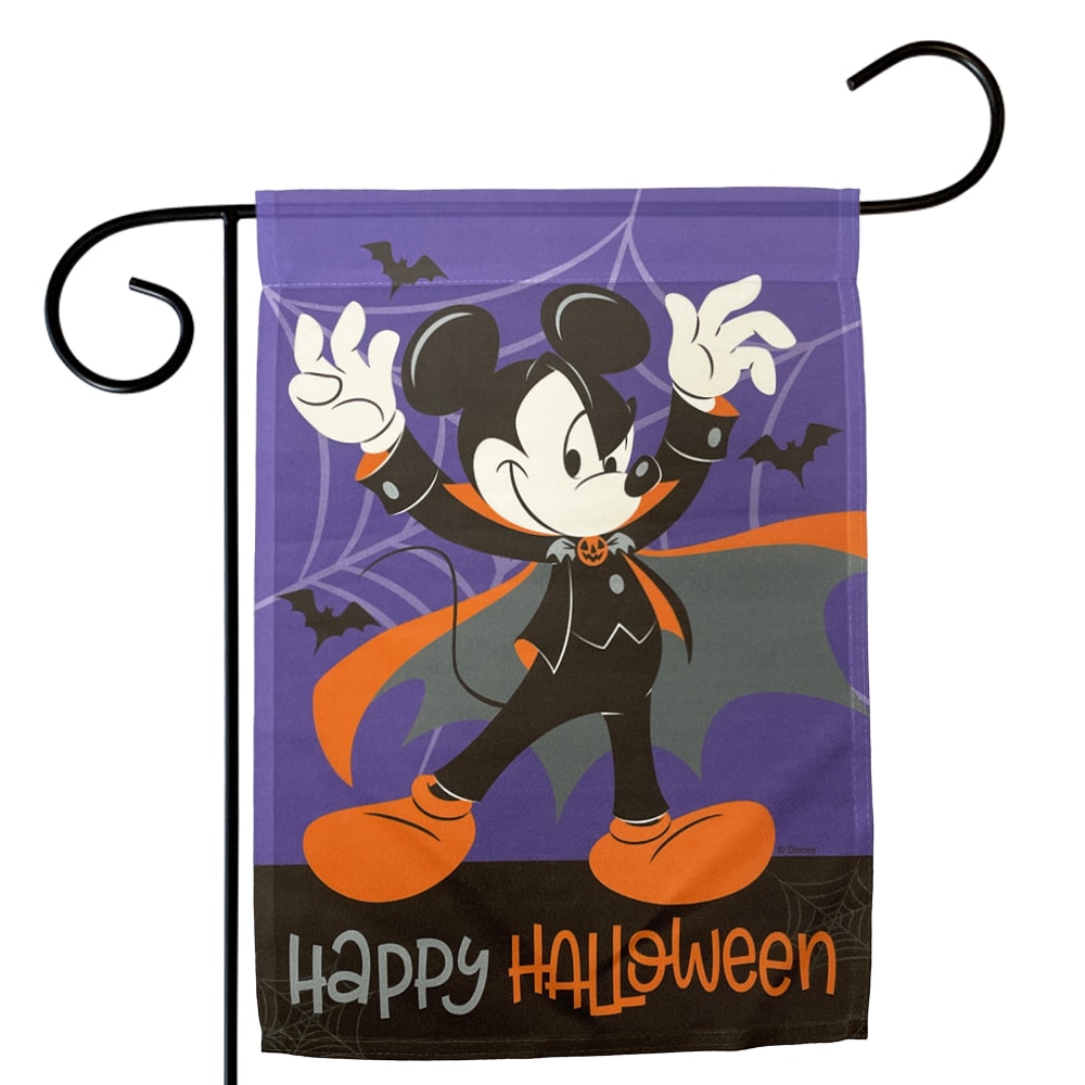 Disney 1.5-ft W x 3.28-ft H Halloween Garden Flag Kit at Lowes.com