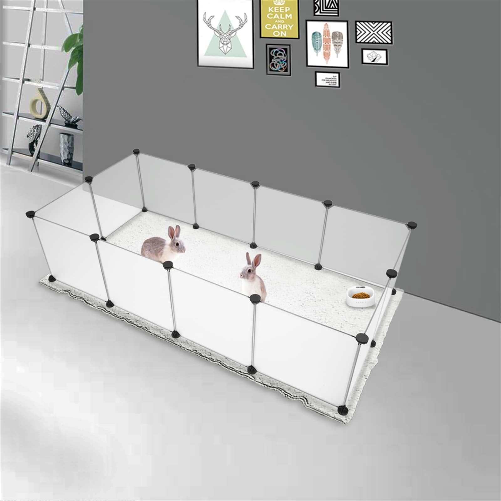 Winado LO1G13001936 Plastic Utility shelving unit ( 28 W x 56 D x 14 H ) ( White , ( 40-lb lbs. Capacity Per Shelf )