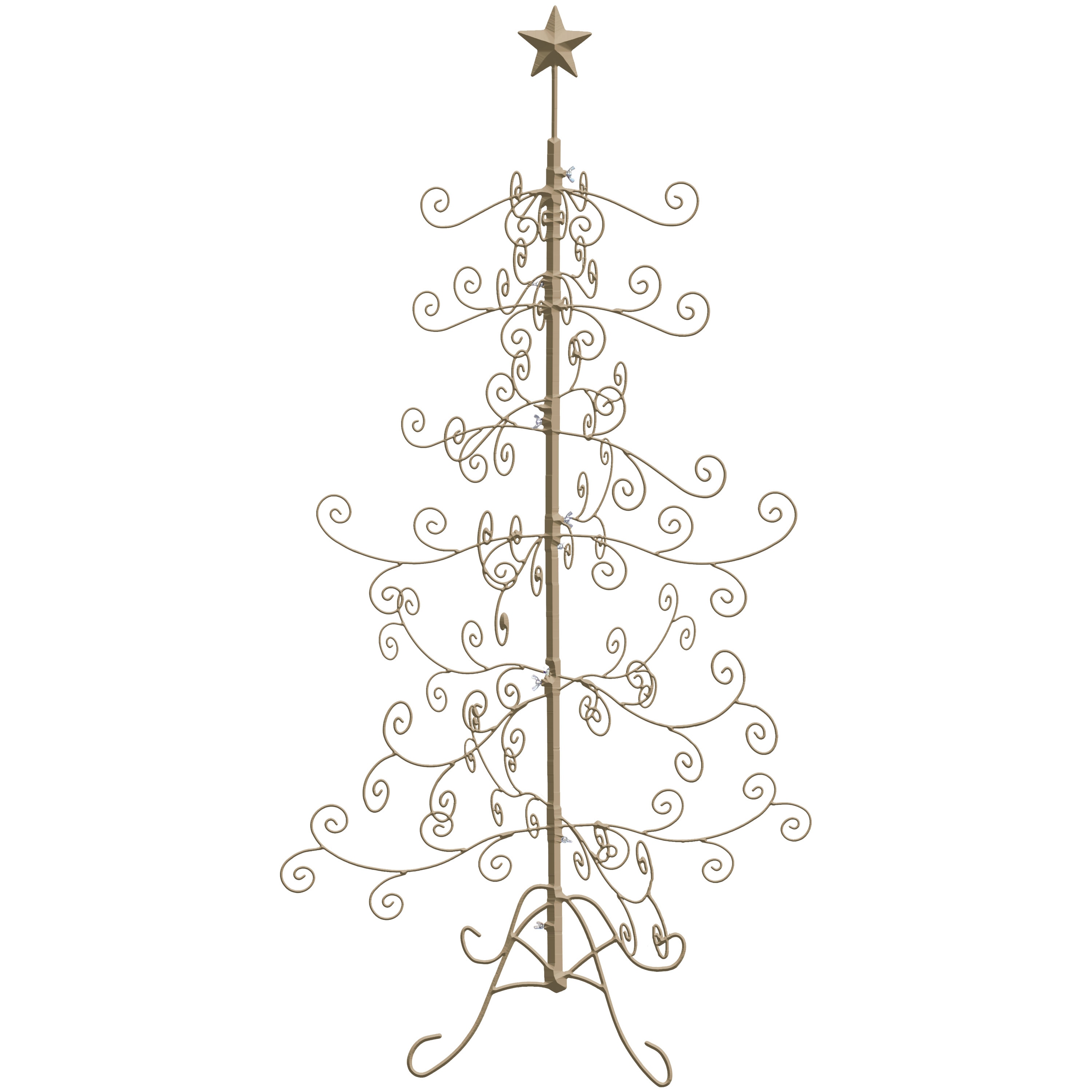 Sunnydaze Decor HMI-8721 60-Inches Tree Christmas Decor