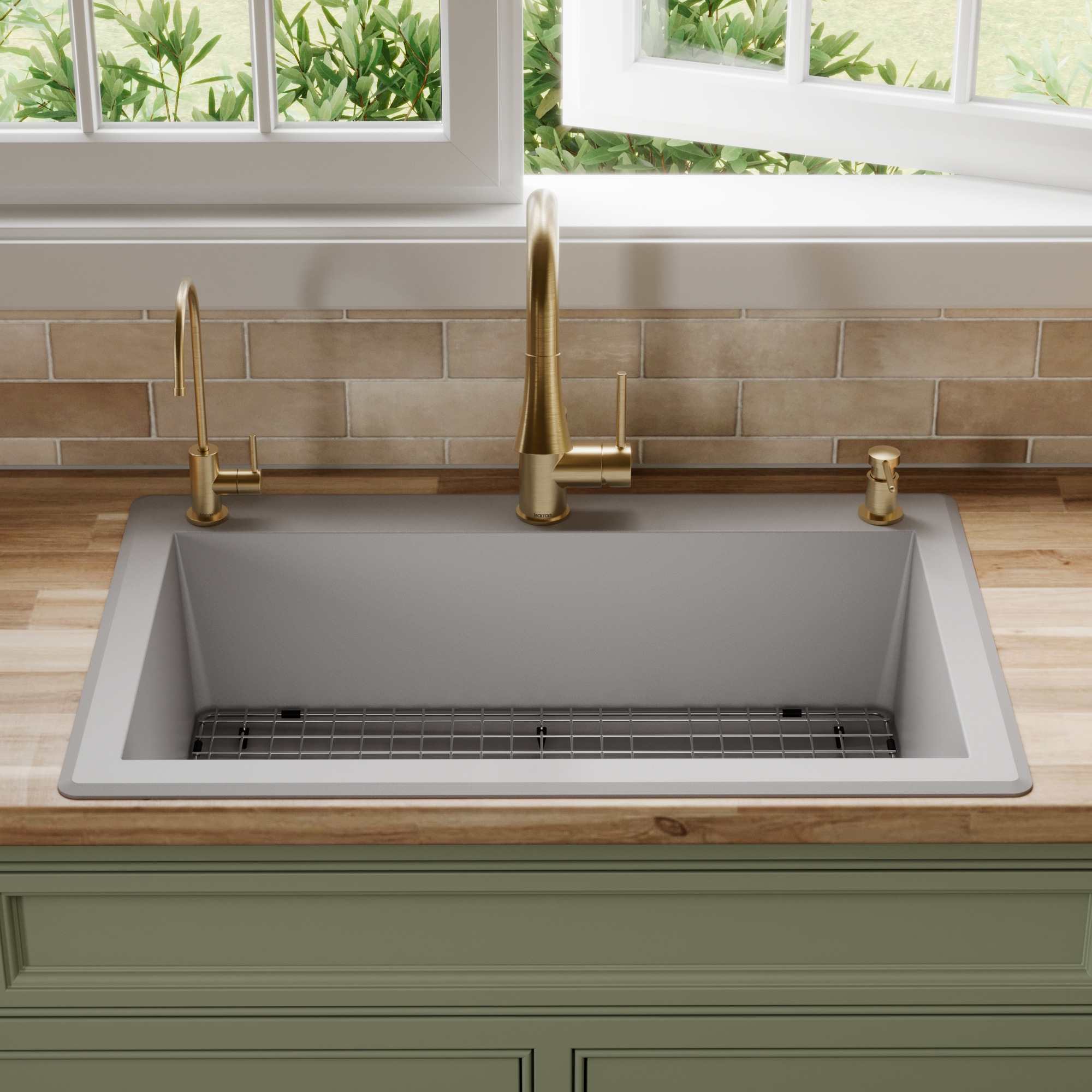 Karran QT-670-GR-PK1 Kitchen-Sinks - View #13