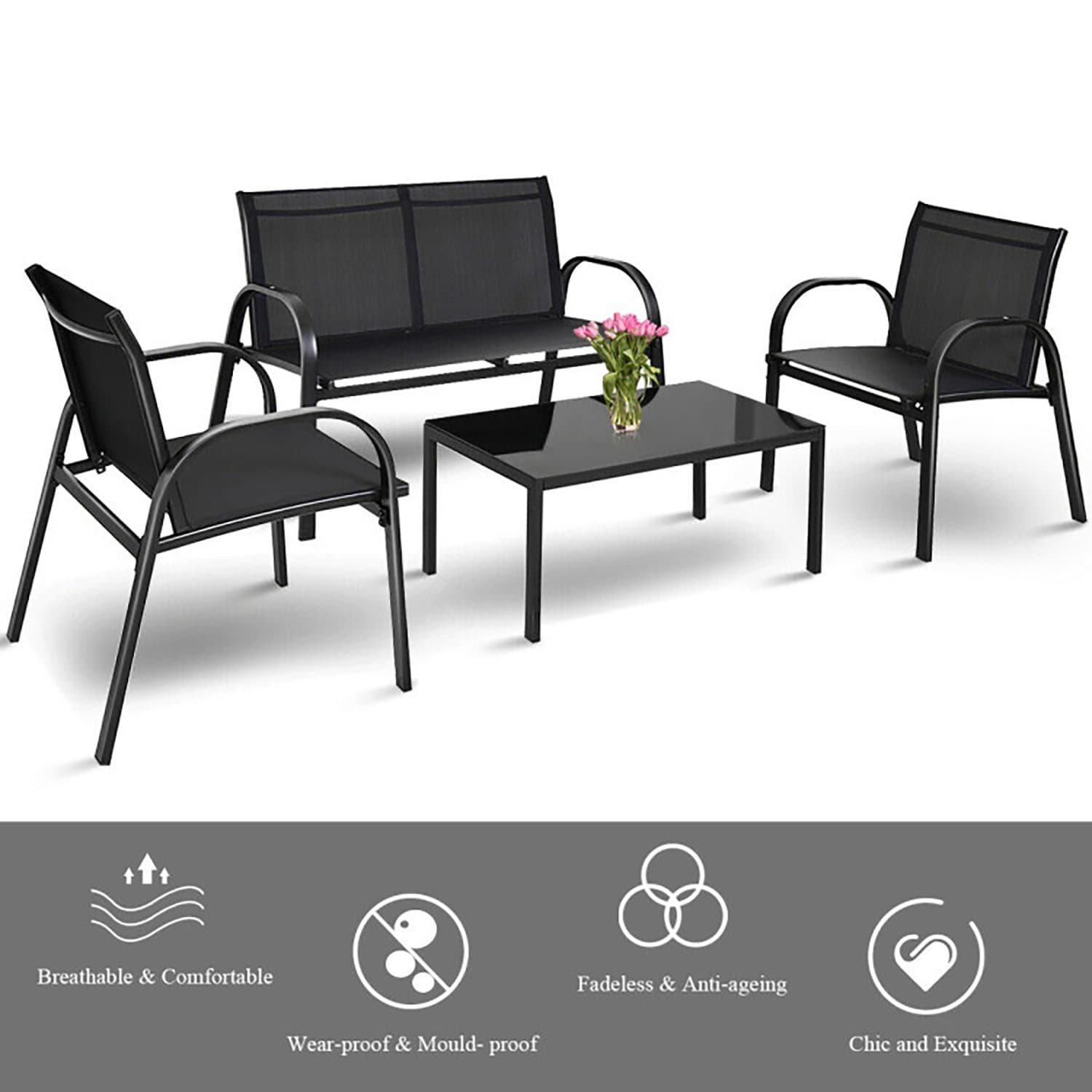 GZMR GZ-IOF-28200 Patio-Conversation-Sets - View #6