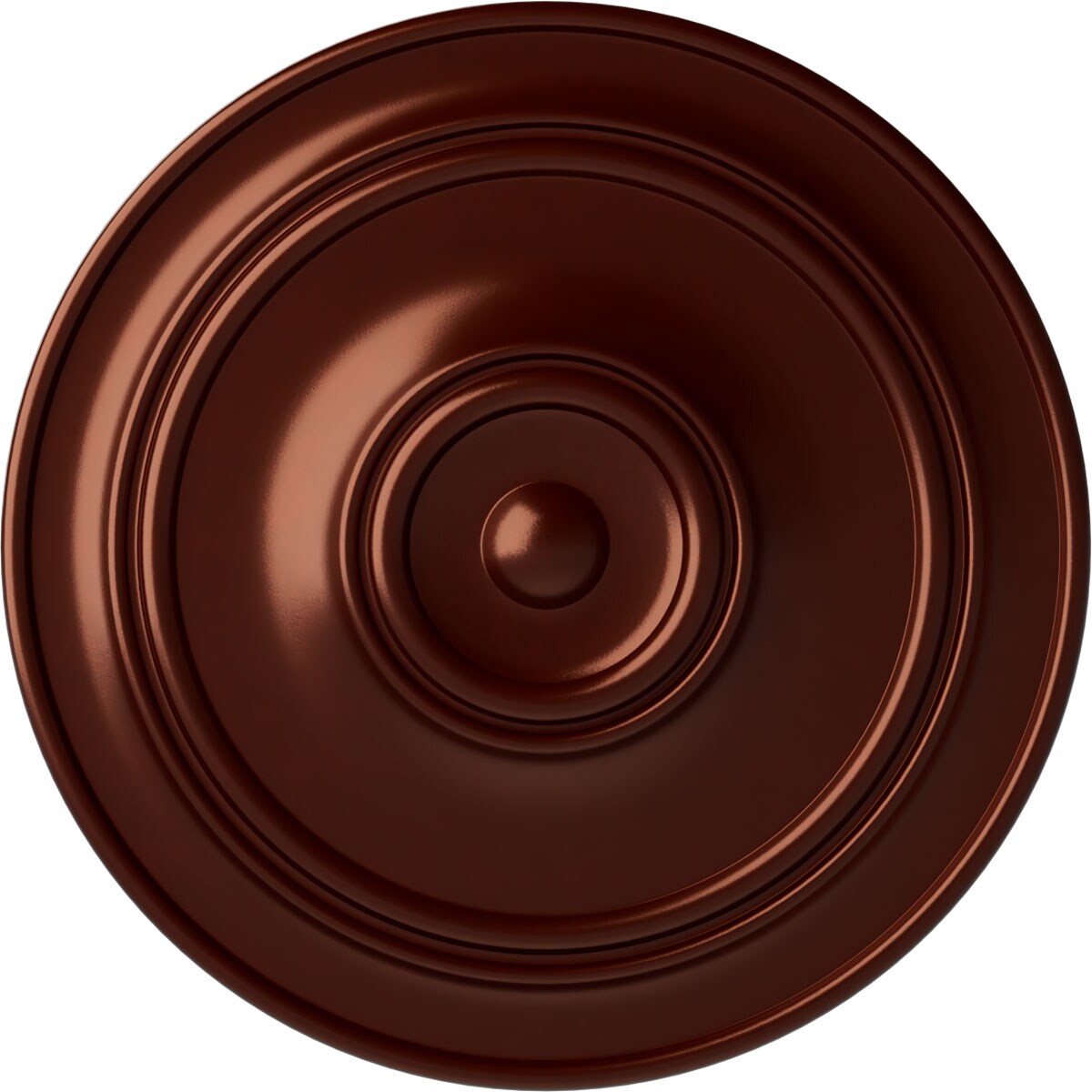 Ekena Millwork CM40CLACS Small Classic 40.25-in W x 40.25-in L Painted Antique Copper Polyurethane Whole Ceiling Medallion