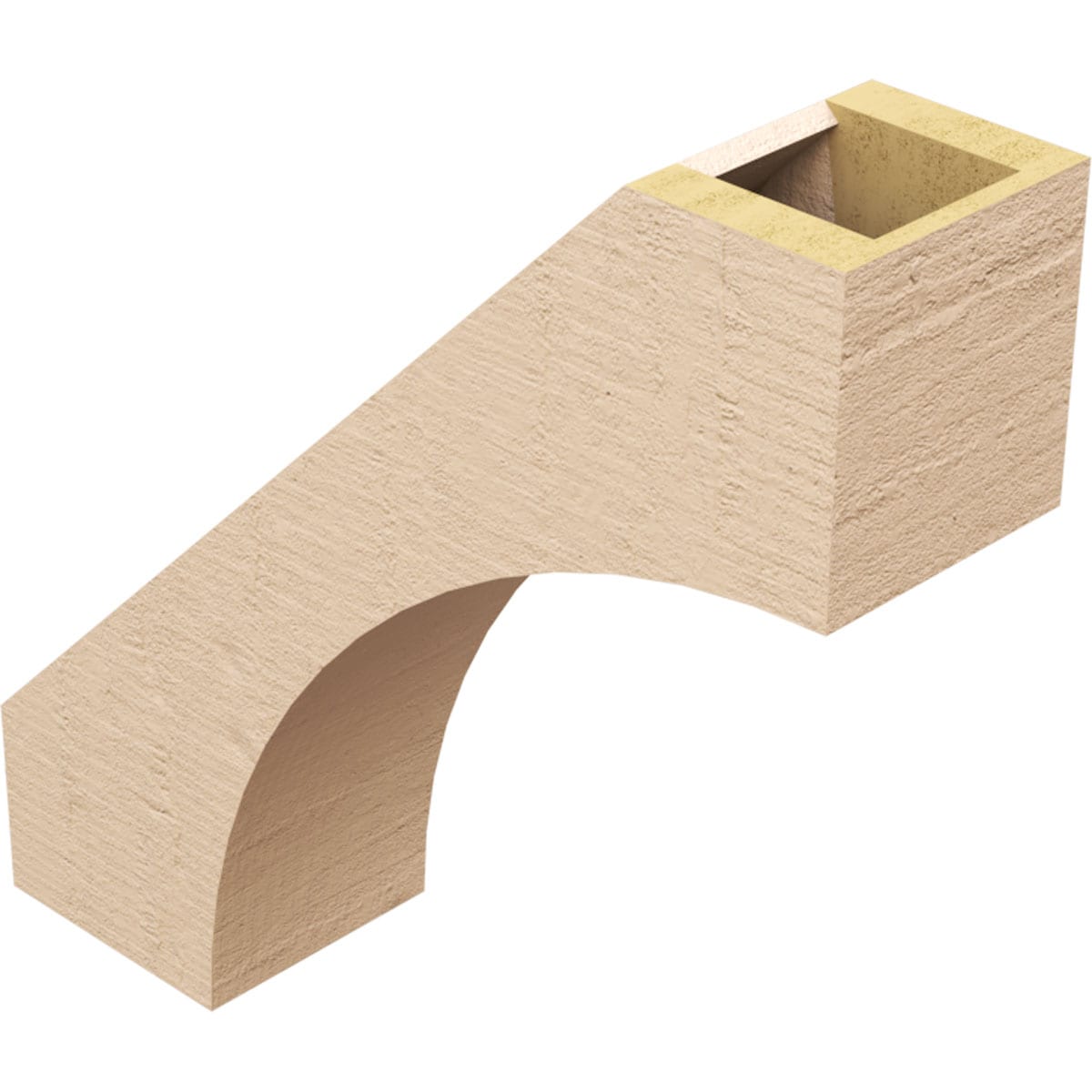 Ekena Millwork BRCUR05X18X18WTLRCPR braces - View #6