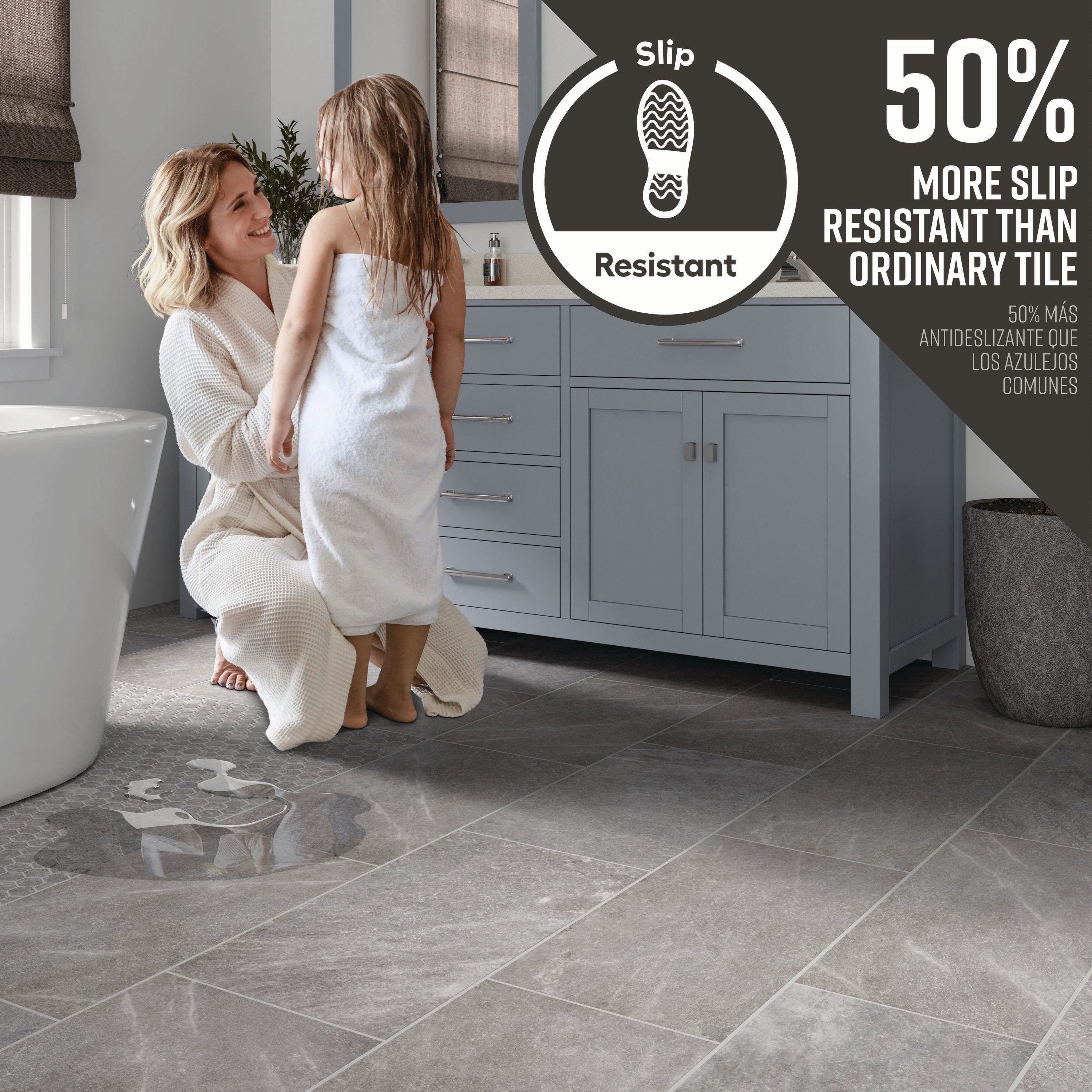 STAINMASTER SM4015HEXXTMTLW Ceramic-Tile - View #2