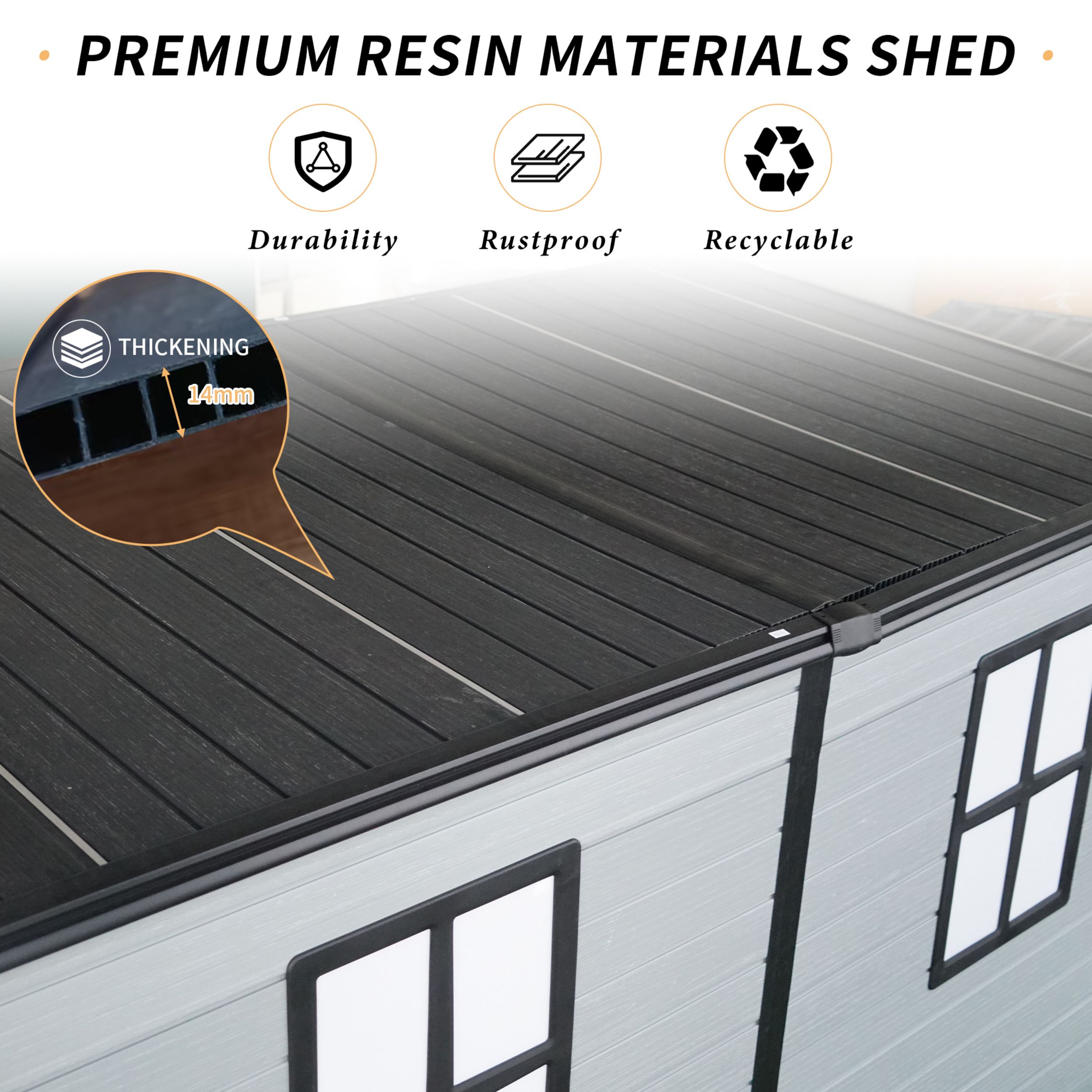 Poinic QURDS-0008S56 Vinyl-Resin-Storage-Buildings - View #4
