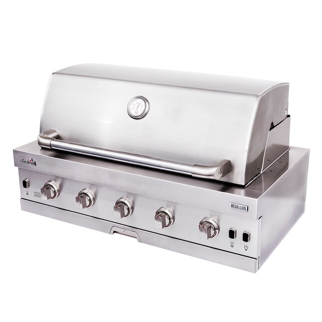 Char Broil Medallion Stainless Steel 5, Outdoor Gas Grills Built In Reviews