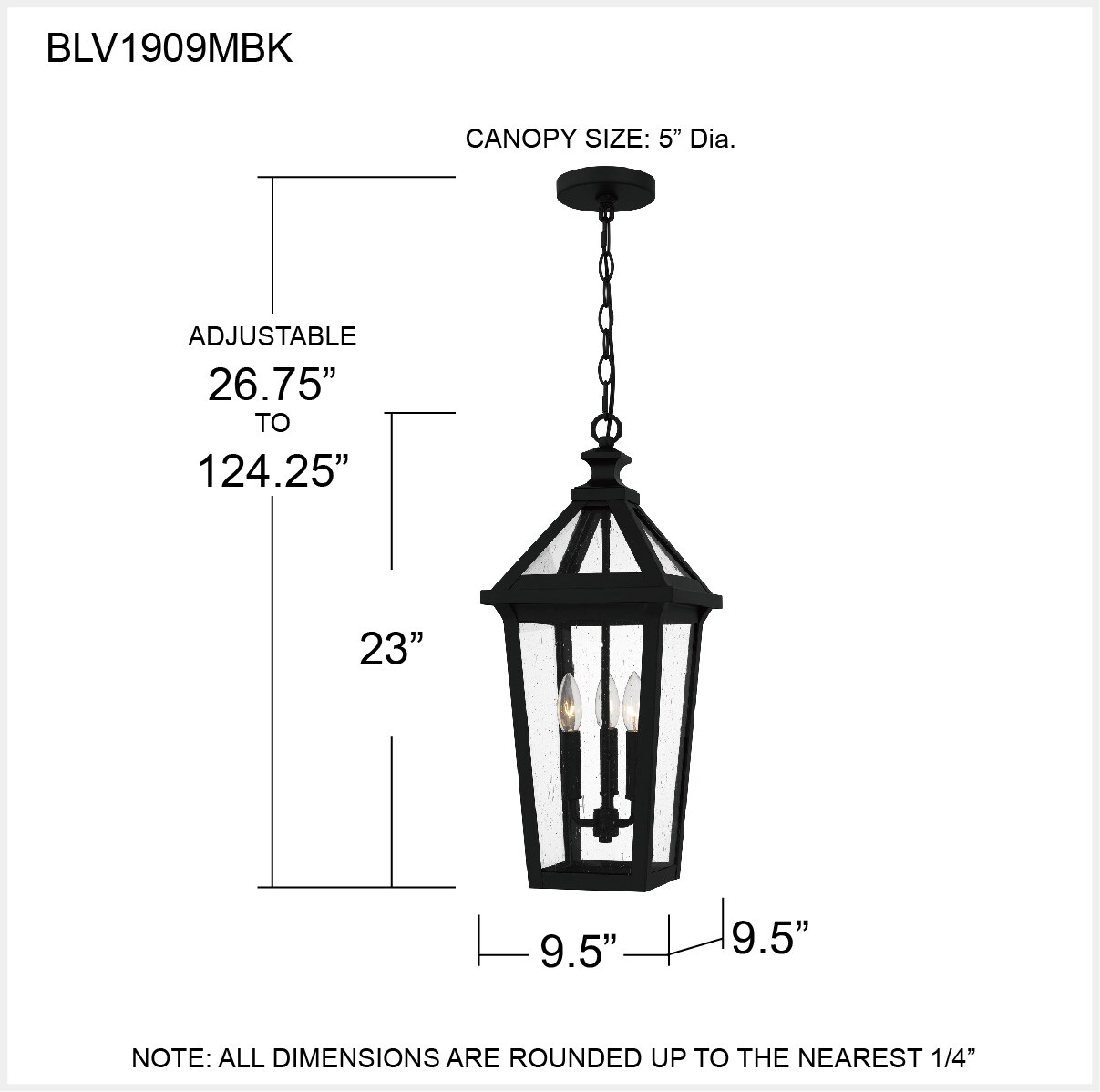 Quoizel BLV1909MBK Pendant-Lights - View #5