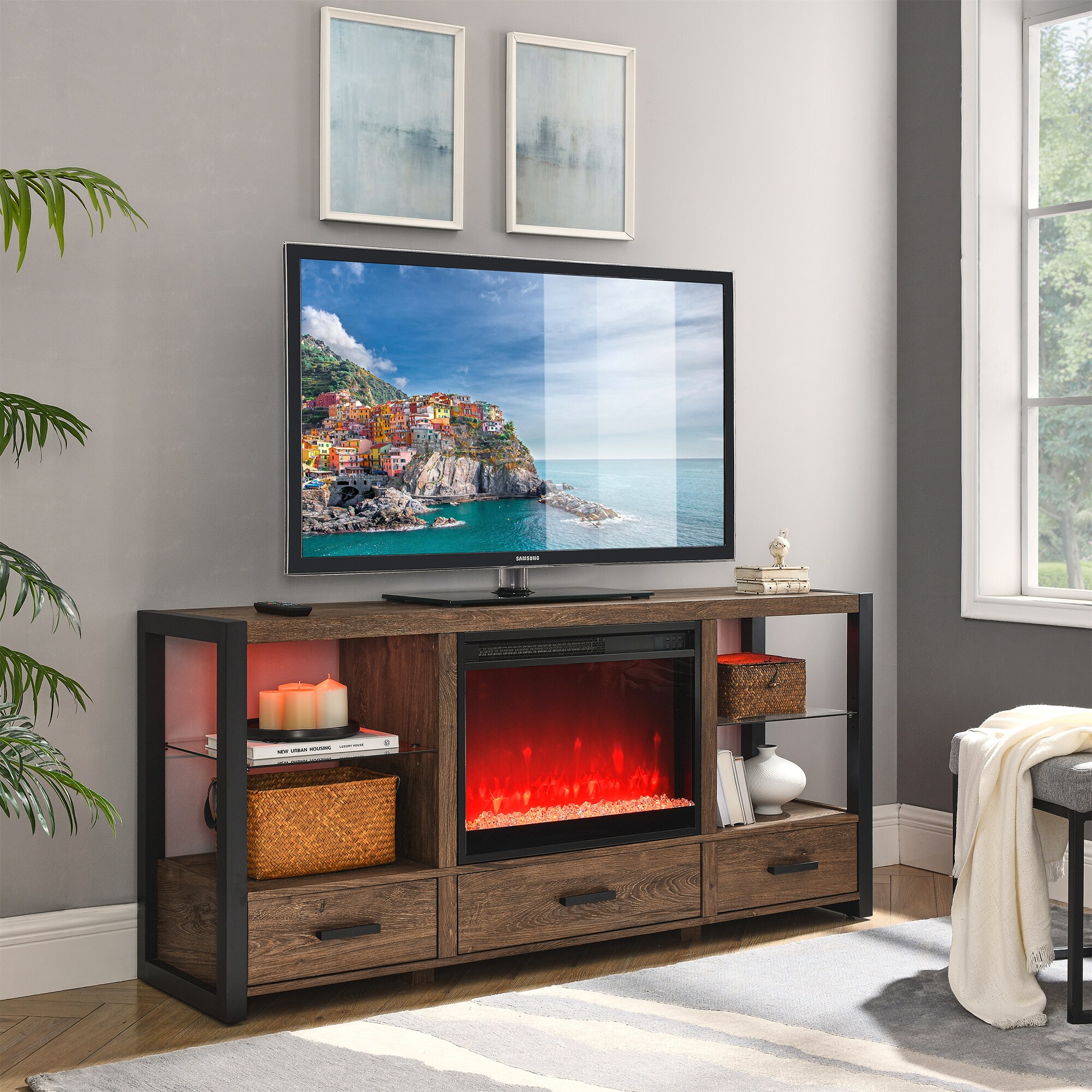Bybafun YC0700001 Electric-Fireplace-Fireboxes - View #4