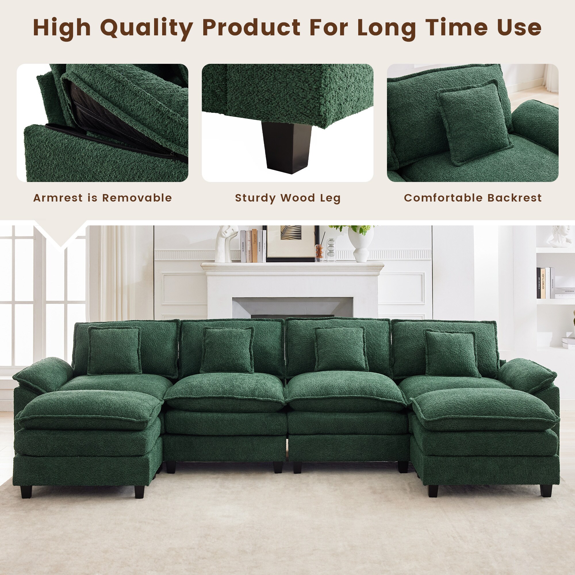 VOUA SAF-RMLC-GY Sofas-Loveseats - View #3