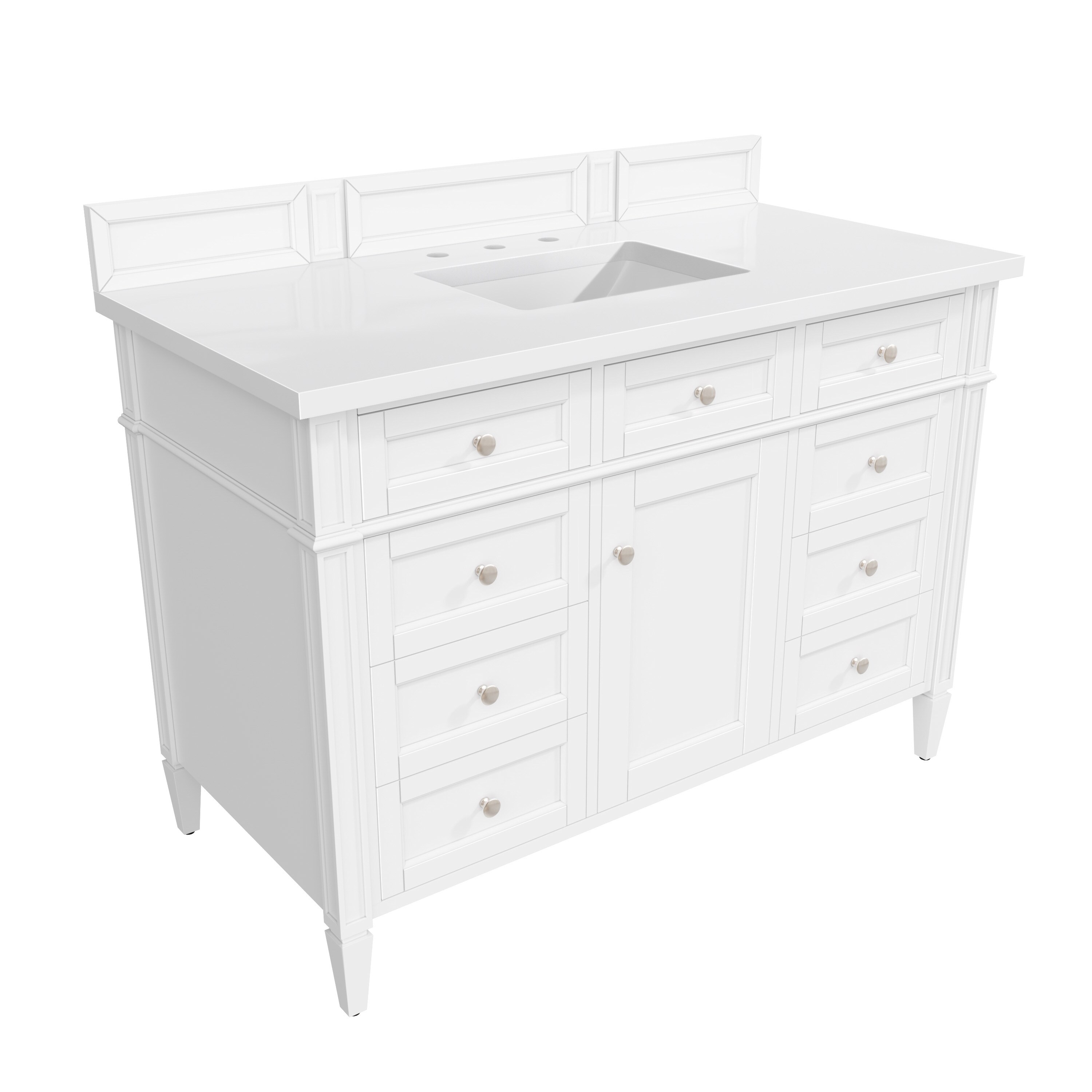 James Martin Vanities 655-V48-BW-3WZ Bath-Vanity-Combo - View #2