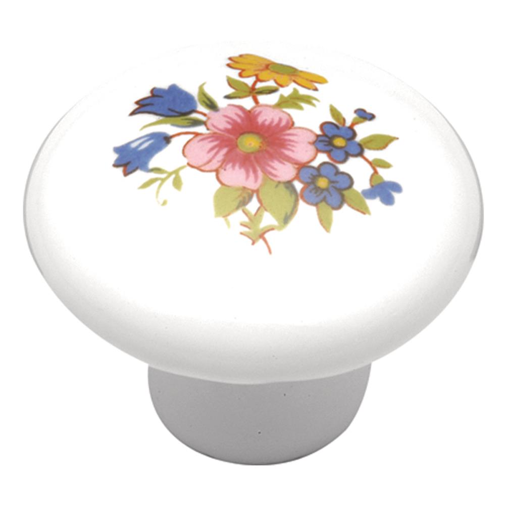 Hickory Hardware P760-BQ English Cozy Bouquet Mushroom Transitional Cabinet Knob