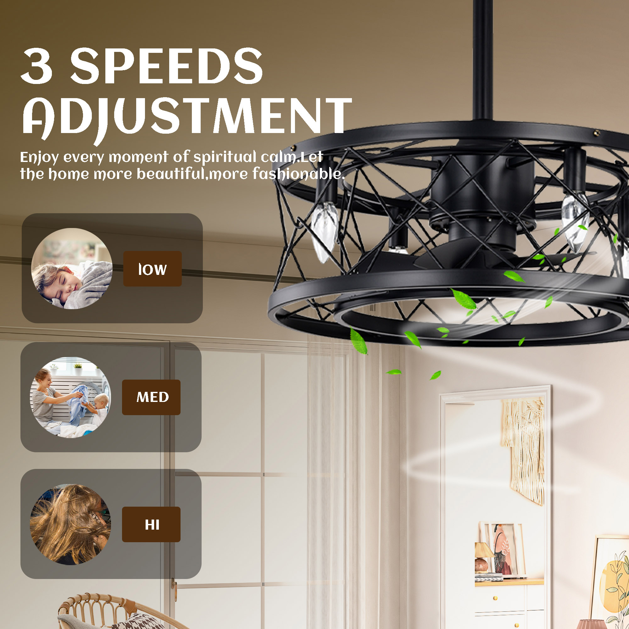 Sunrinx MG37-1-CF-19 Ceiling-Fans - View #5