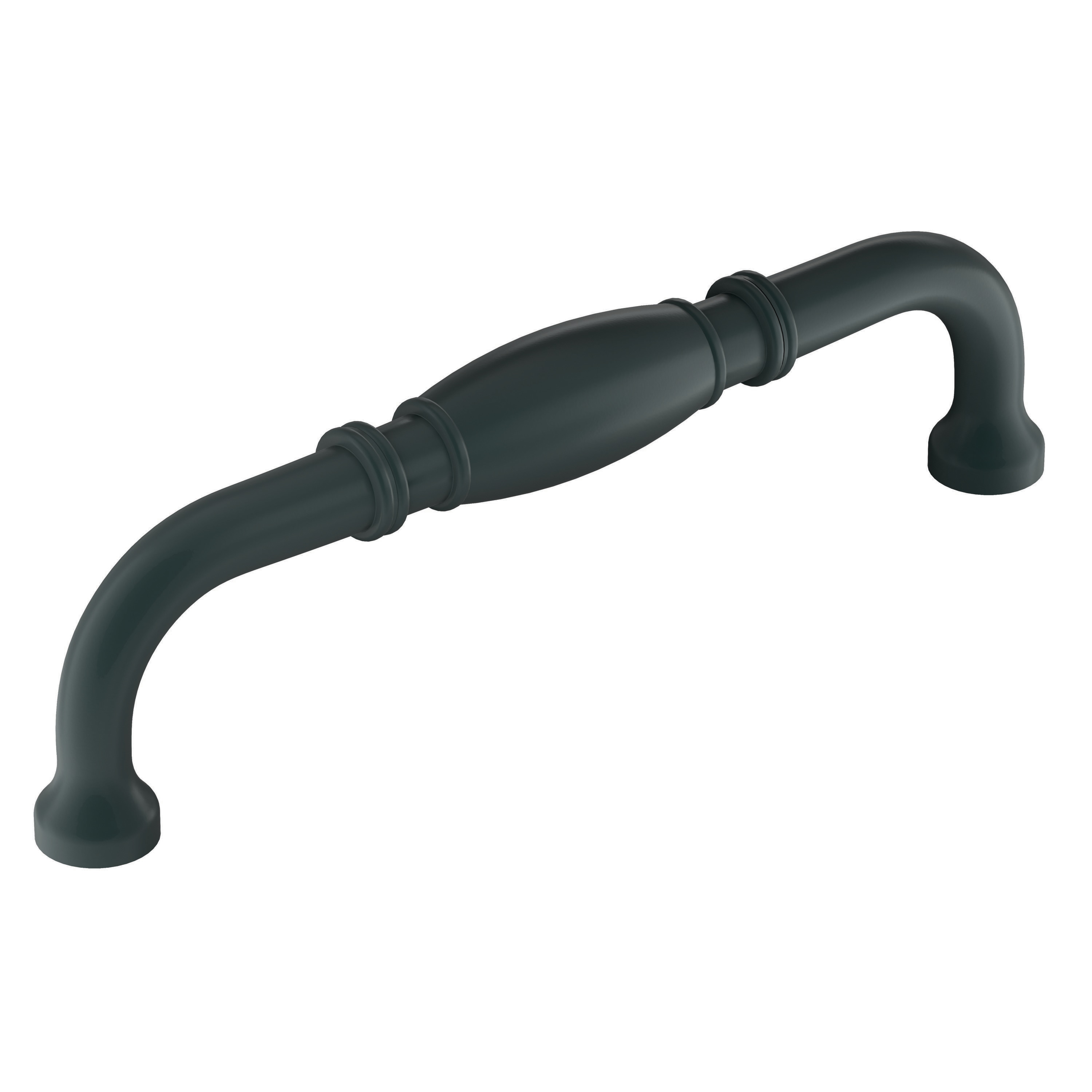 Amerock BP55244FB Granby 5-1/16-in Center to Center Matte Black Arch Handle Drawer Pulls