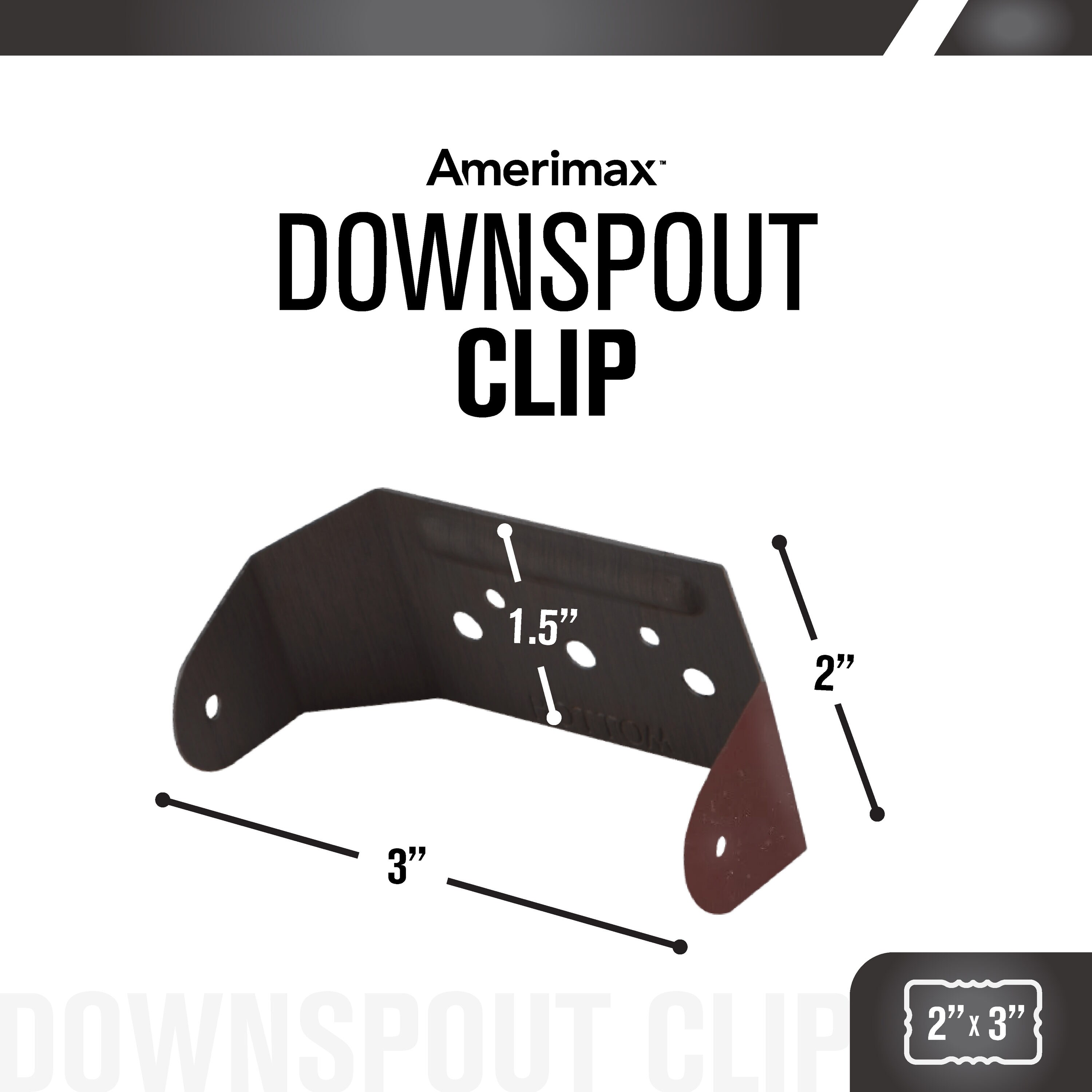 Amerimax 3PCBR45U Downspout-Components - View #3