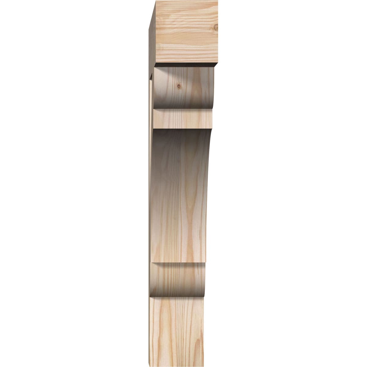 Ekena Millwork BKT04X22X22OLY05SDF Exterior-Brackets-Braces - View #2