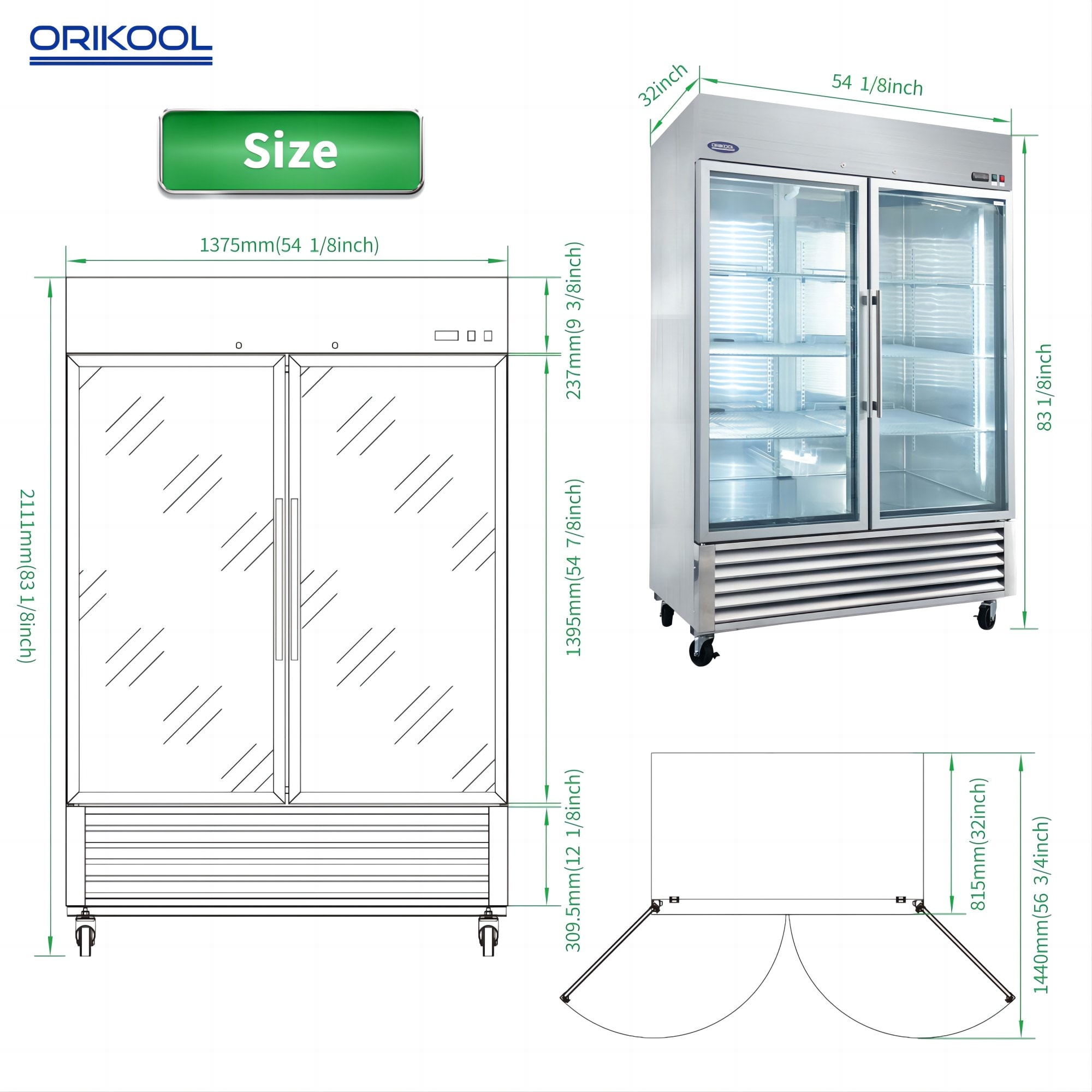 Xspracer ML-CR114 Commercial-Refrigerators - View #2