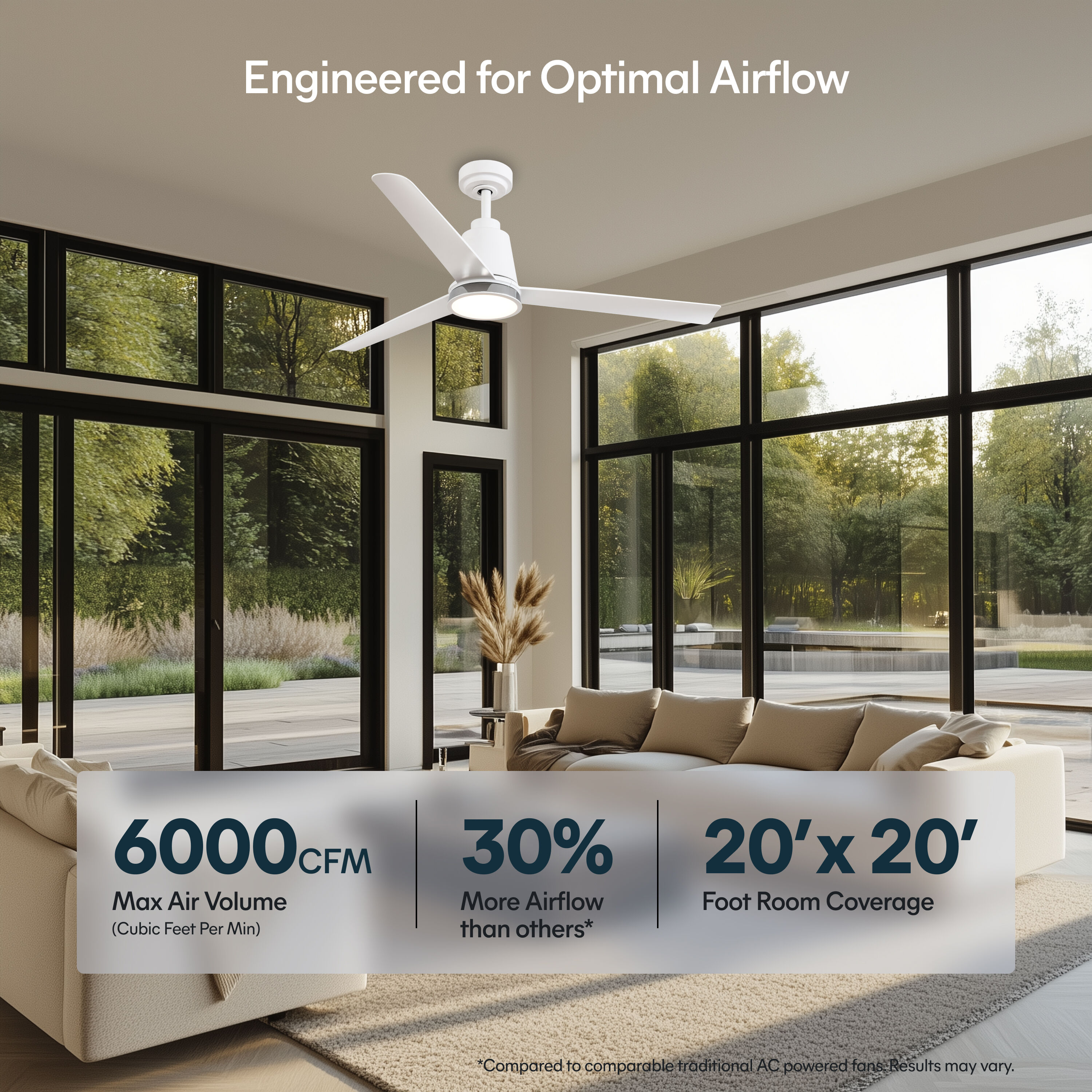 ALTITUDE SOLO-52-MWH-MWH-BN Ceiling-Fans - View #6
