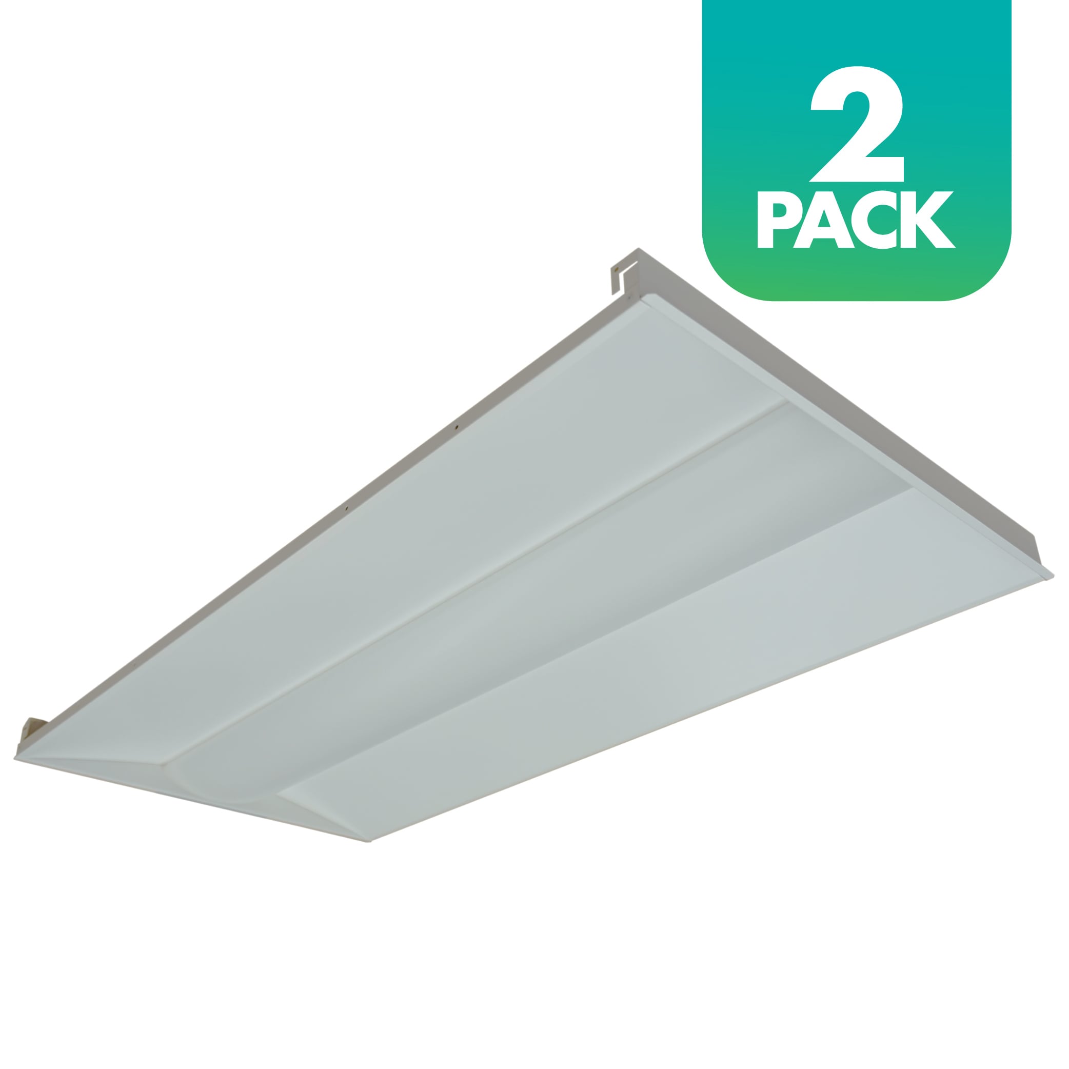 Simply Conserve L3445TF243550DADJ2PK 4-ft x 5625 -Lumen LED Troffer 2 -Pack