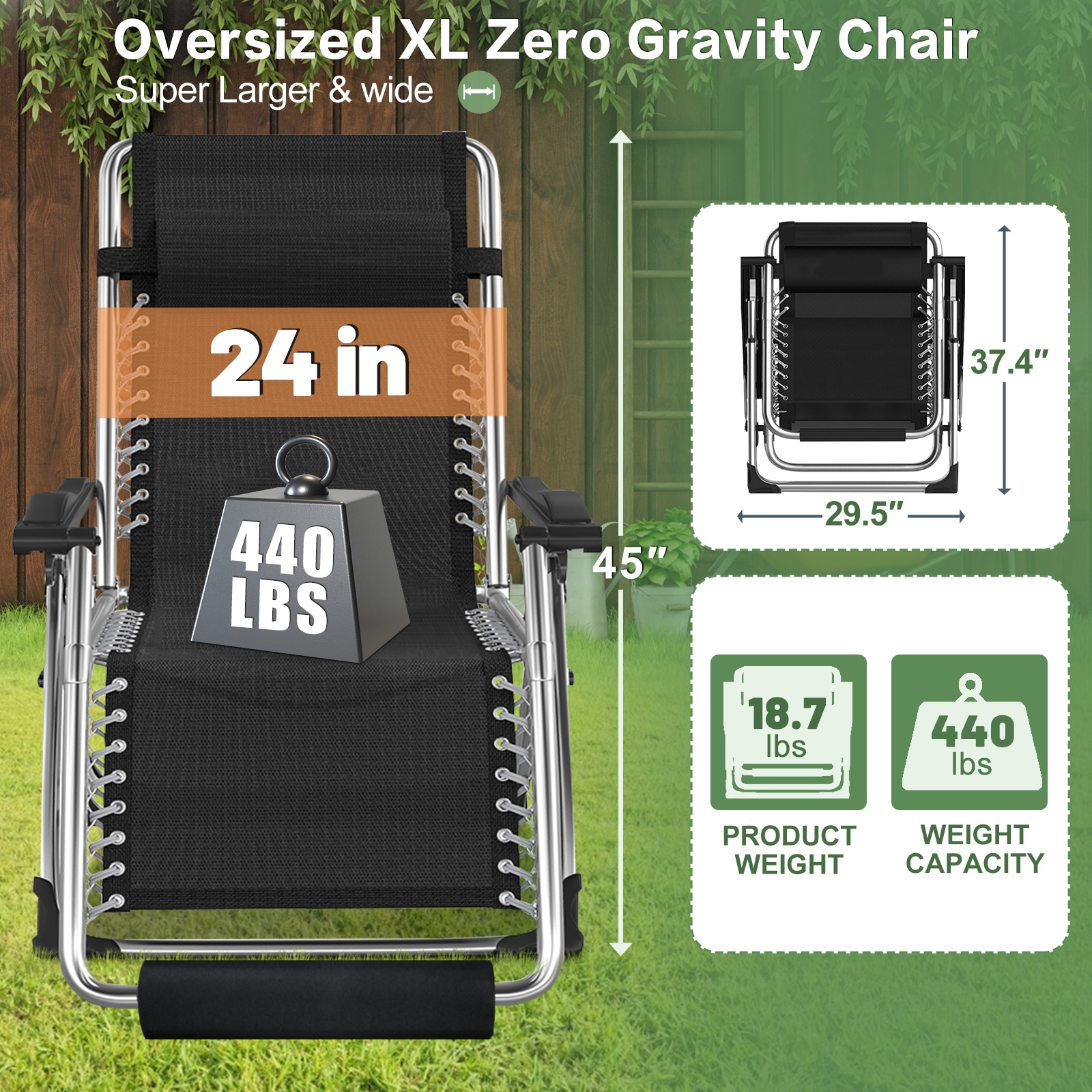 Esazn K16ZDY-XL15-2PACK Patio-Chairs - View #5