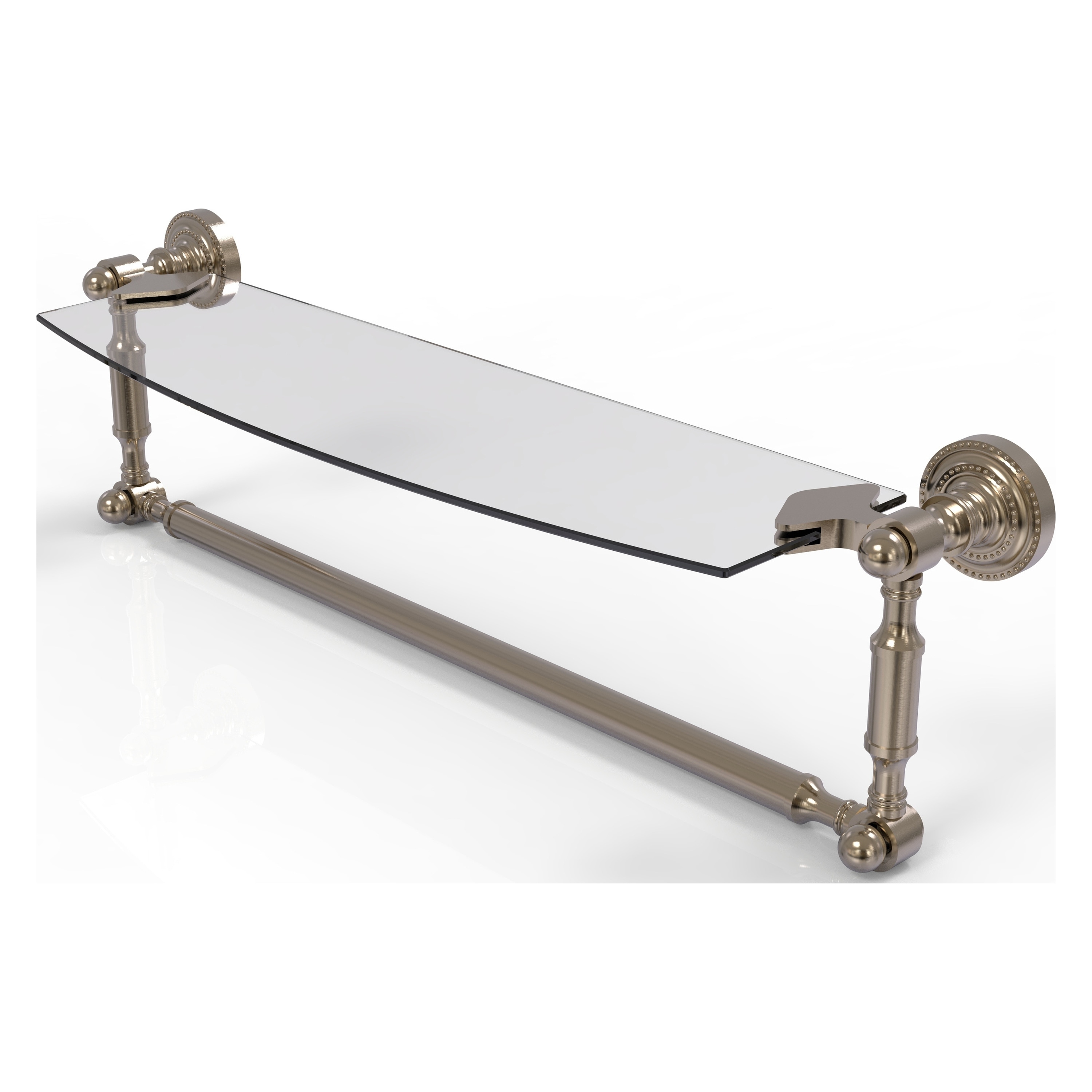 Allied Brass DT-33TB/18-PEW Dottingham Antique Pewter Wall mount Bathroom Shelf ( 18-in x 5-in x 5-in )