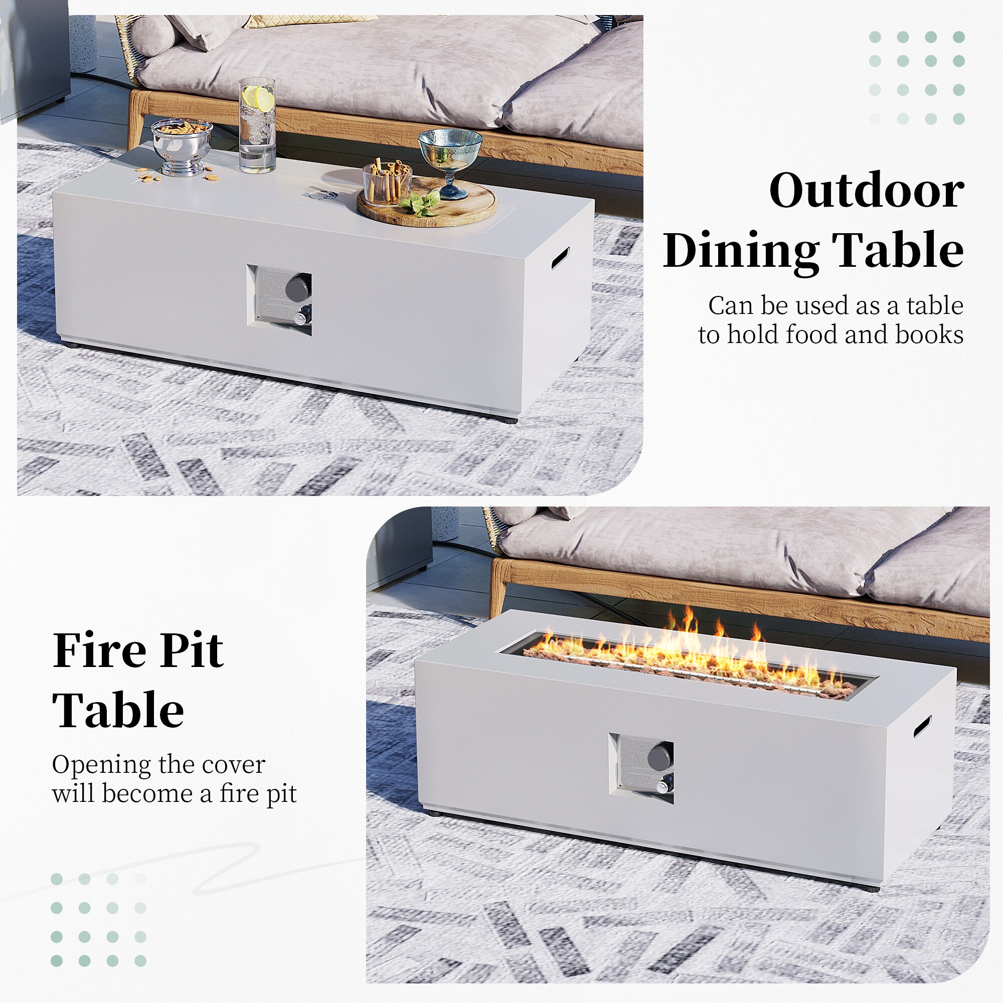 Patio Watcher 42T-CFX-GOLDEN-T Outdoor-Gas-Firepits - View #8