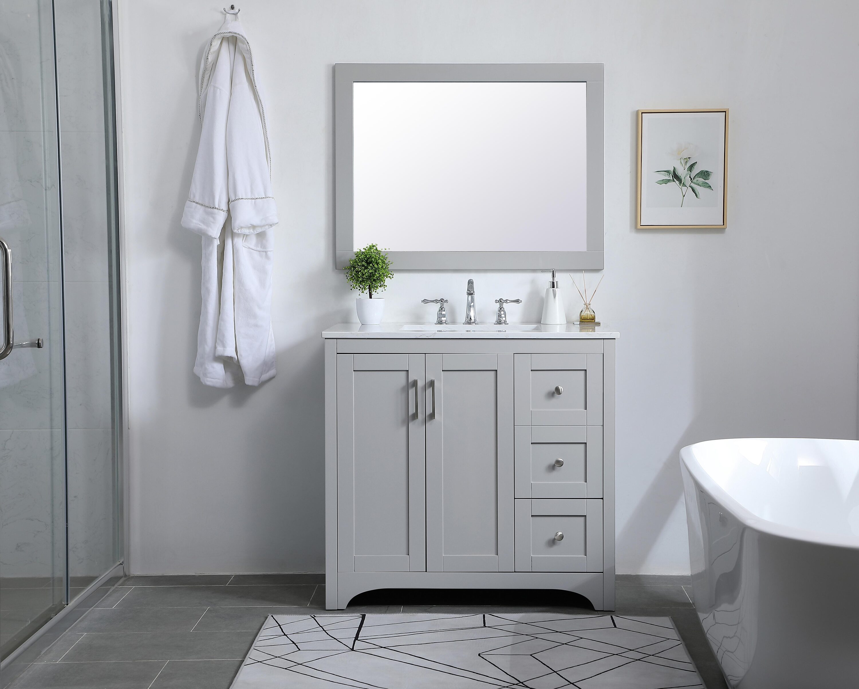 Simply Living Home SLVM28208GR Decor-Mirrors - View #4