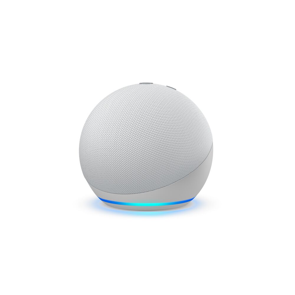 Amazon B07XKF75B8 Echo (4th Gen) With Premium Sound, Smart Home Hub and Alexa - Glacier White
