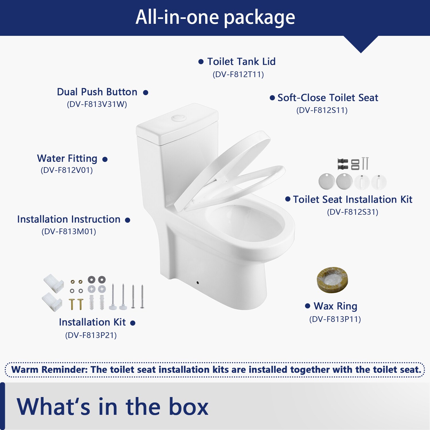 DeerValley DV-1F52813-W toilets - View #16