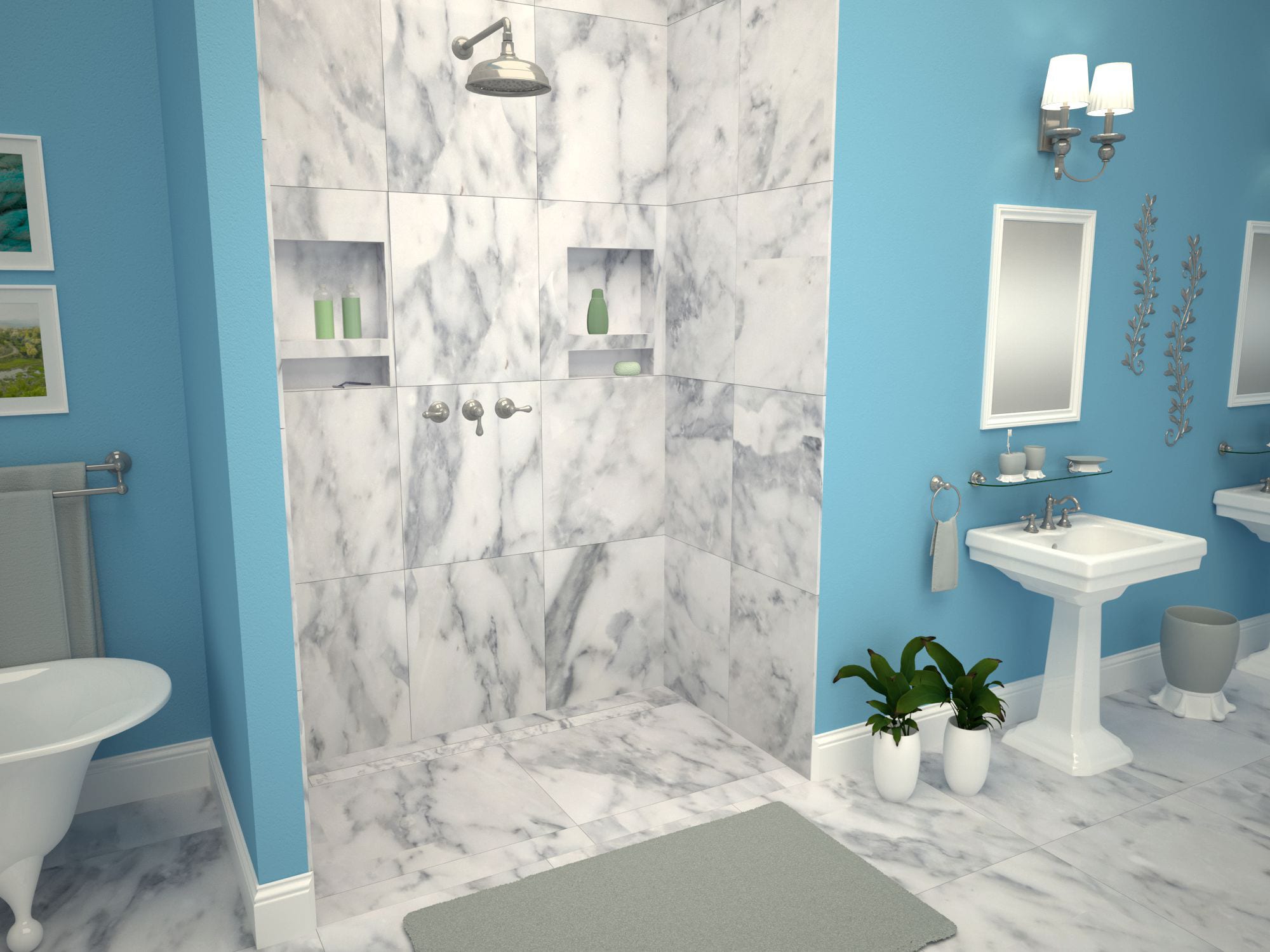 Tile Redi RT4060CBFB-PVC-TBN Shower-Floors - View #8