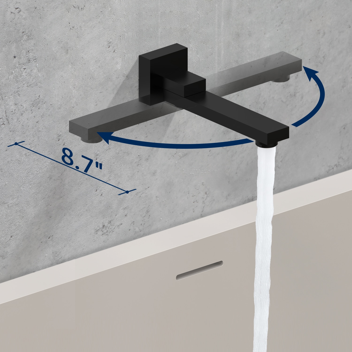 Tahanbath MT2-277540 Showerhead-Bar-Panels - View #3