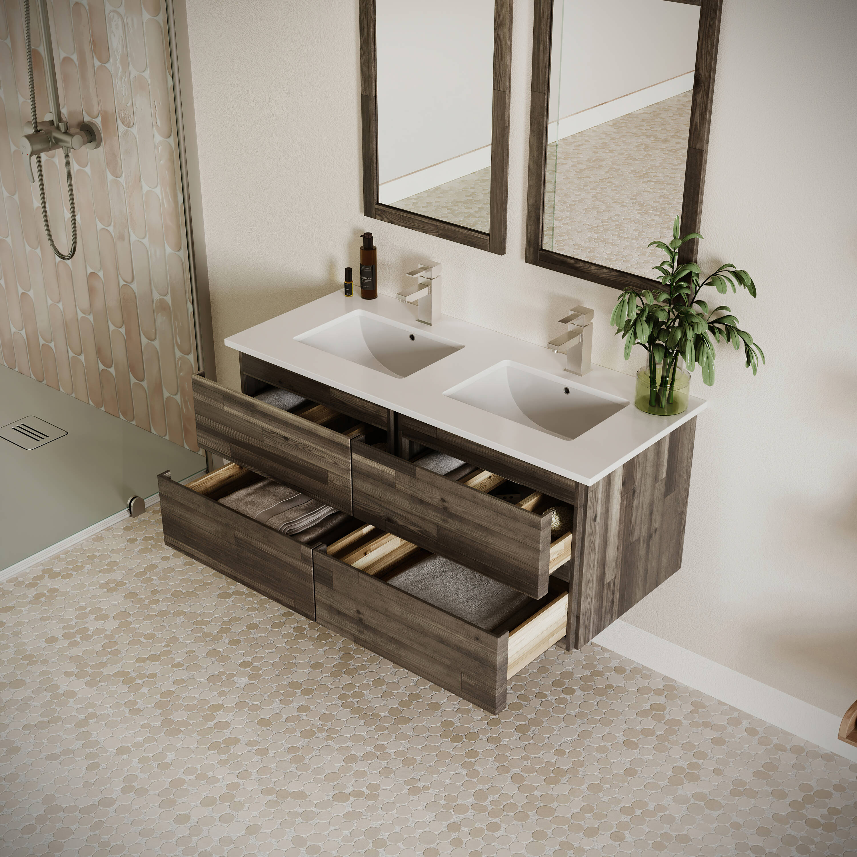 Fresca FCB31-2424ACA-CWH-U Bath-Vanity-Combo - View #3