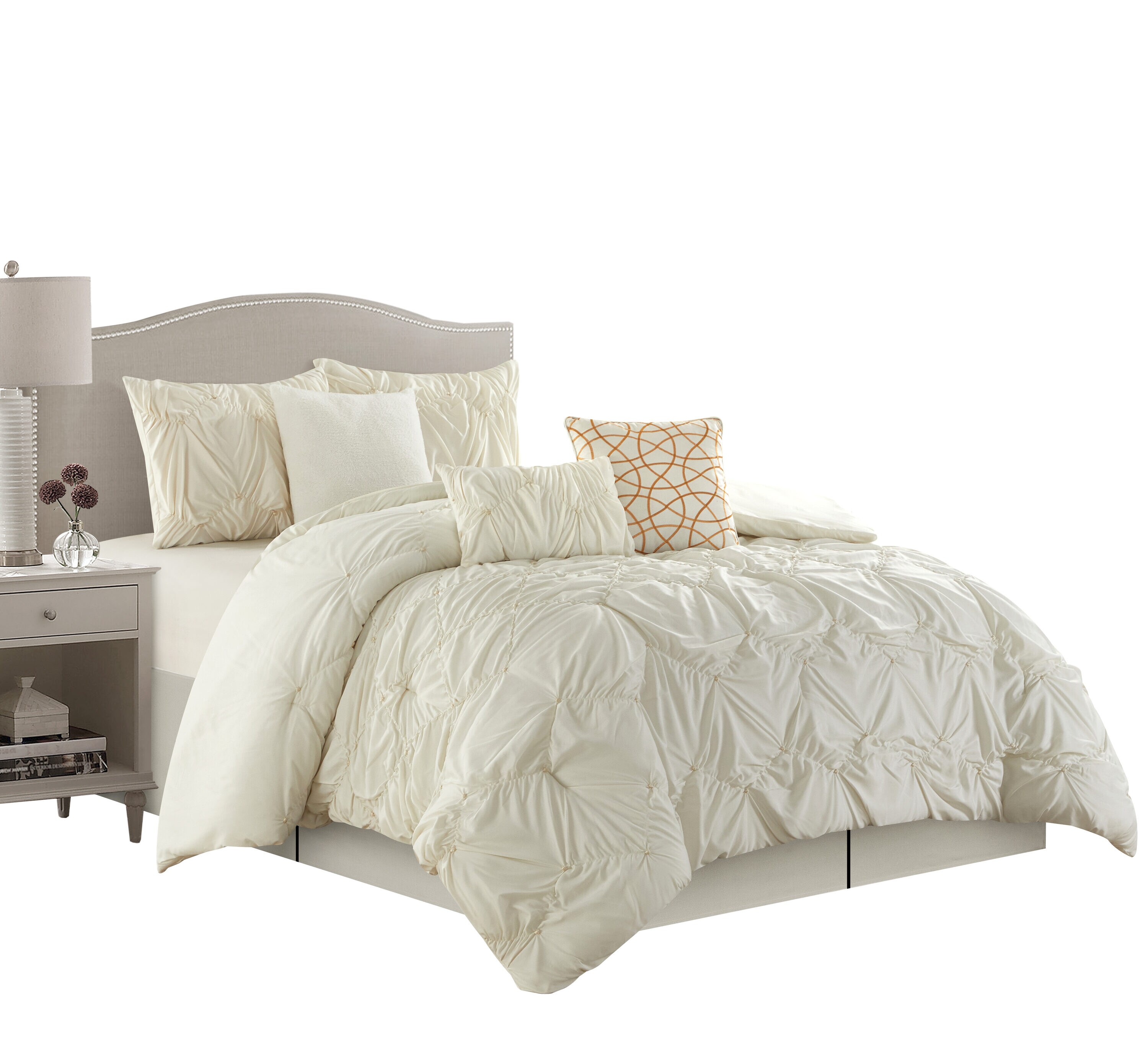 Nanshing ISTANA7-K-WHT bedding - View #4