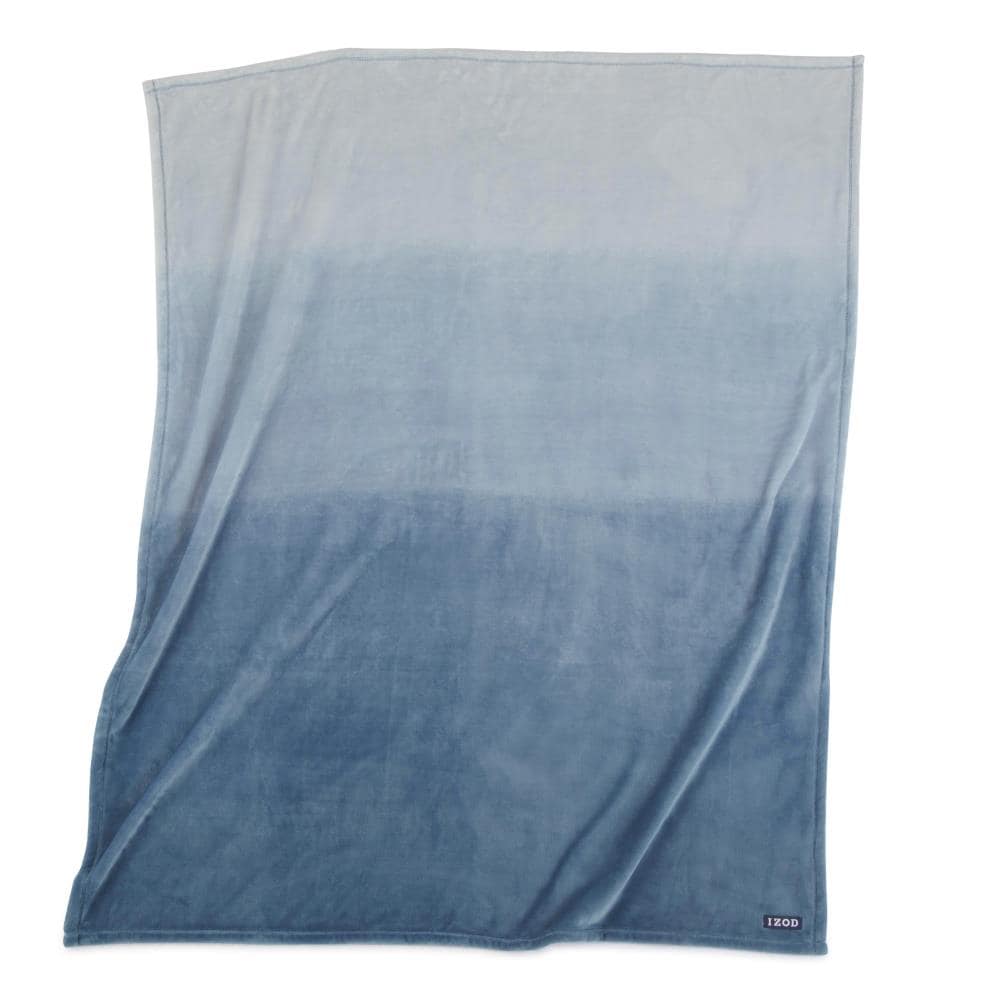 WestPoint Home 027399033341 Blue 50-in x 60-in Polyester Throw