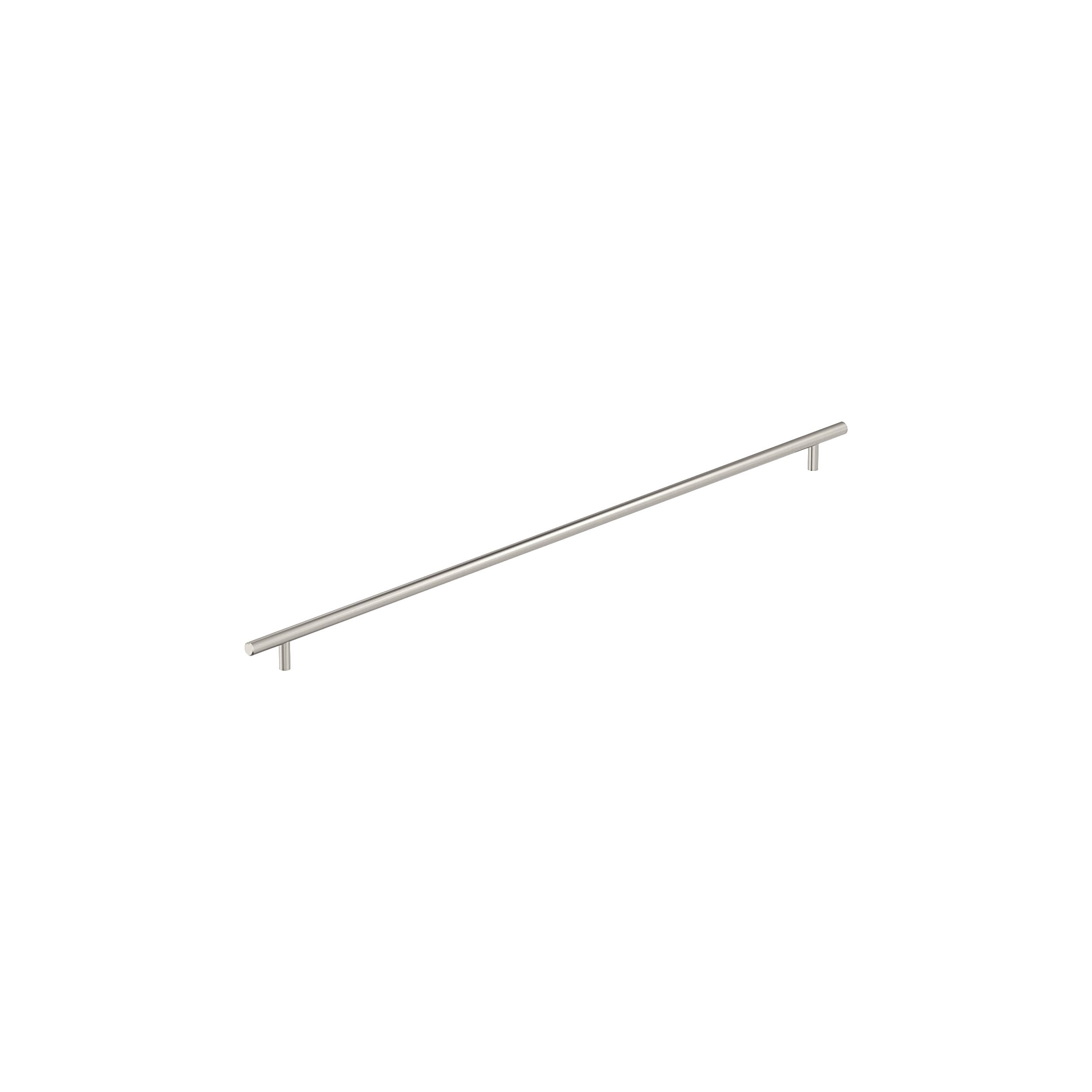 Amerock BP19018G10 Bar Pulls 25-3/16-in , 640mm Center to Center Satin Nickel Cylindrical Bar