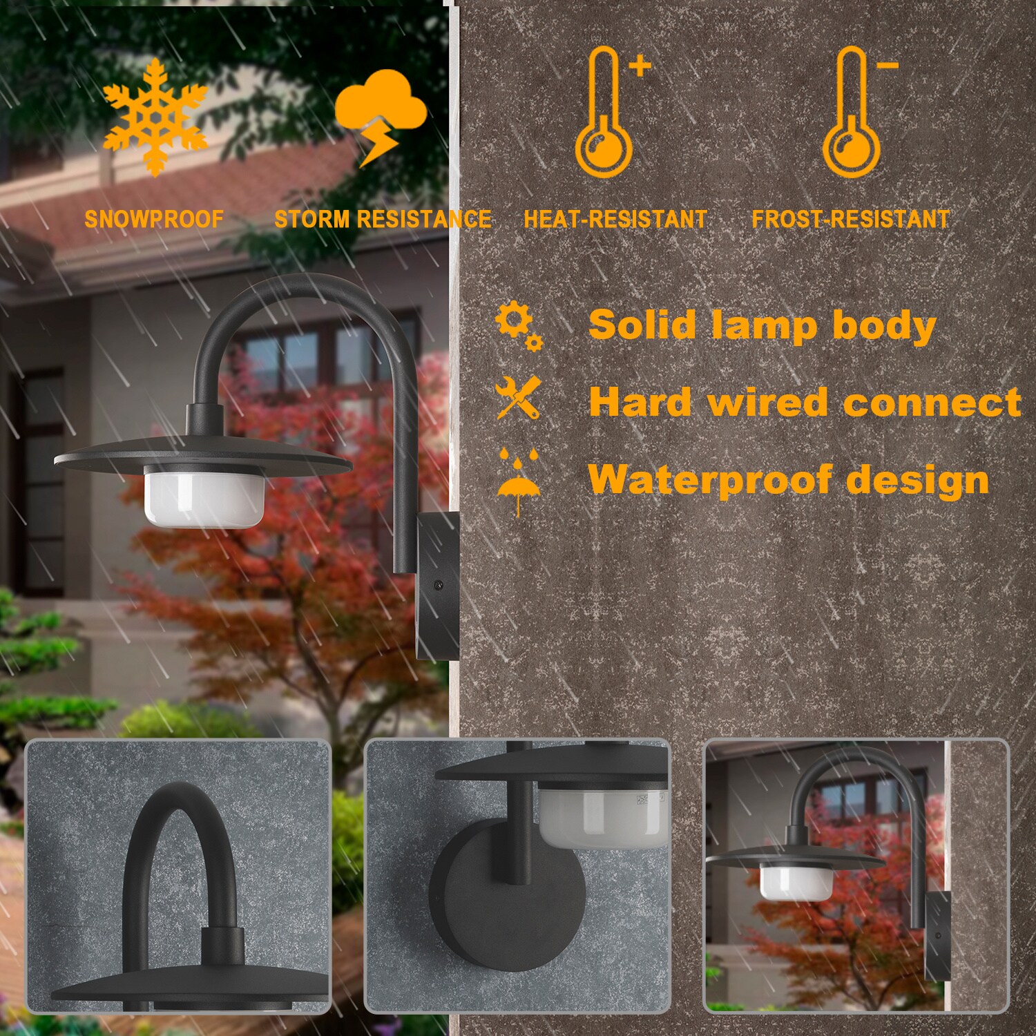 Kahomvis INOW-QPD0-E9G Outdoor-Wall-Lighting - View #3