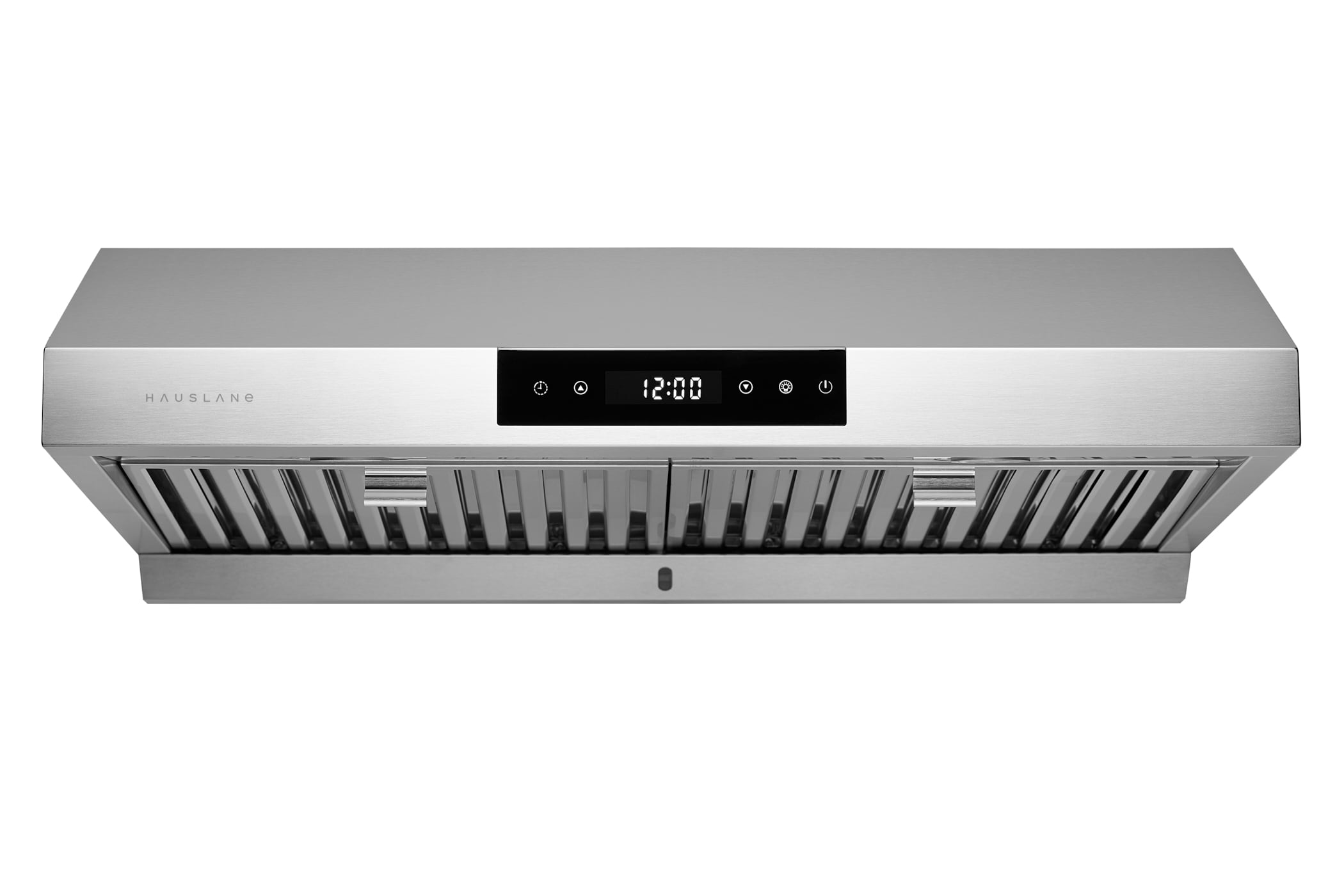 Hauslane | Chef Series 30” C400 Range Hood Slim Under Cabinet Kitchen  Extractor - Stainless Steel Design with Self Cleaning - 6-Speed Setting  Exhaust