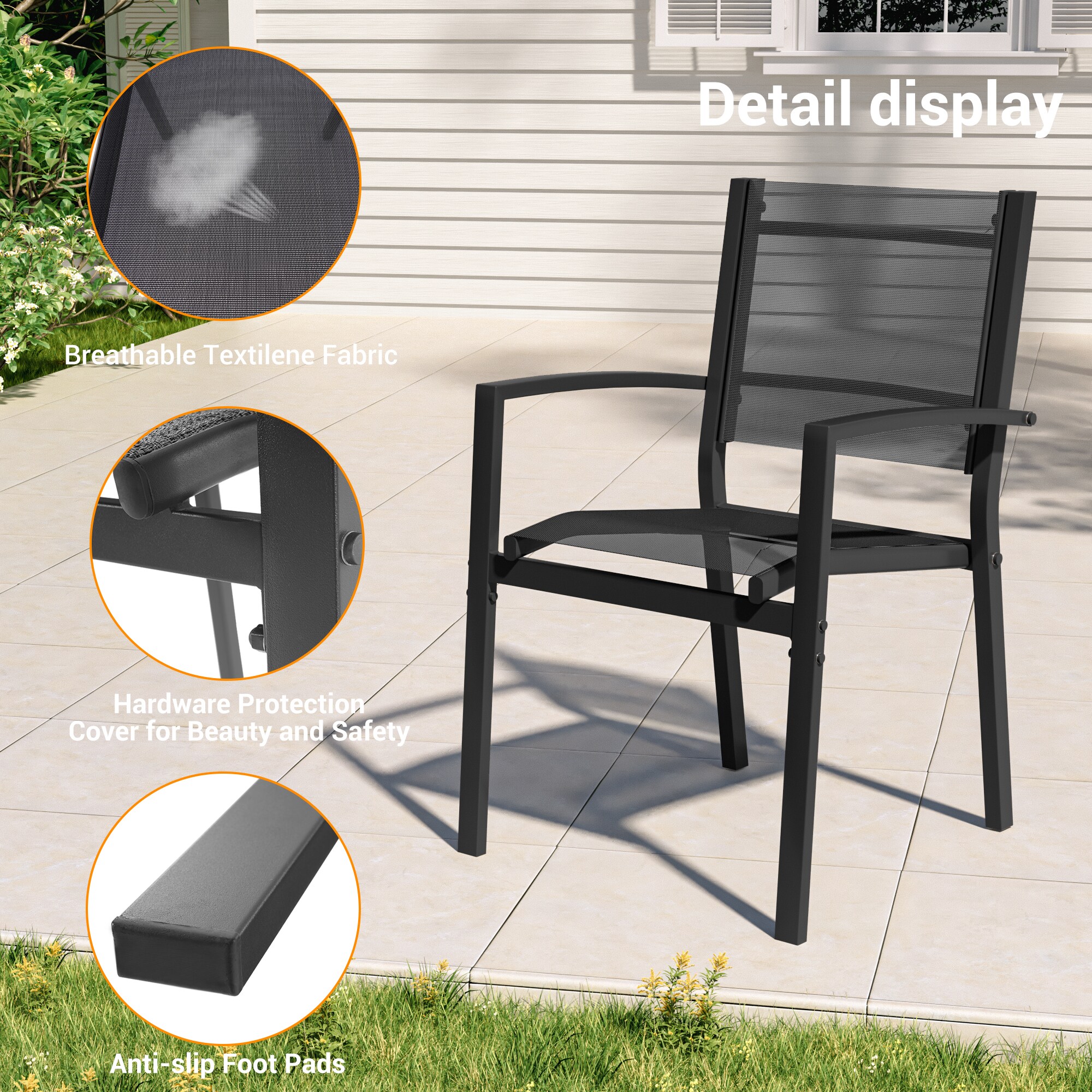 ACEGOSES LW-267-BK Patio-Conversation-Sets - View #5