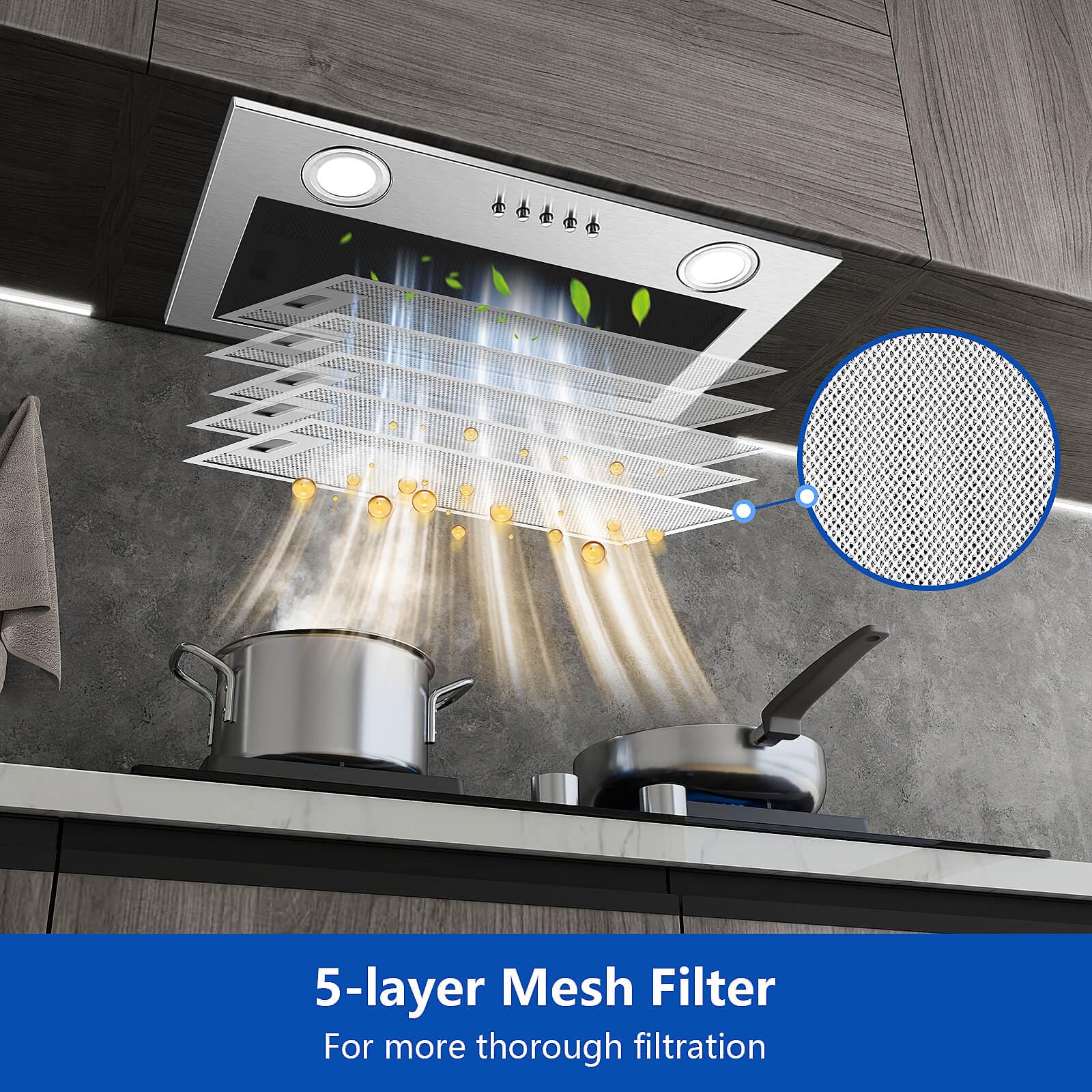 ITOPFOX LIT0803I329 Wall-Mounted-Range-Hoods - View #4