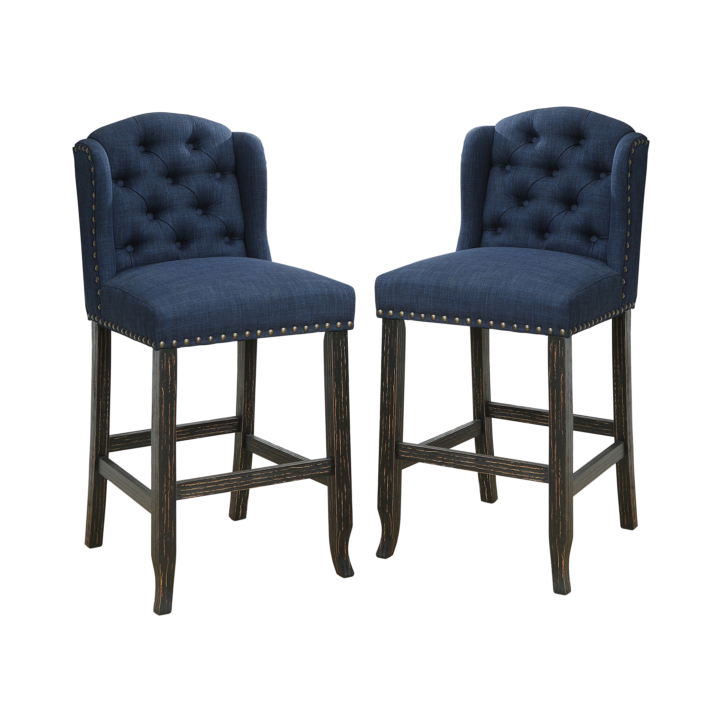 Furniture of America IDF-3324BK-BL-PCW Dining-Chairs - View #2