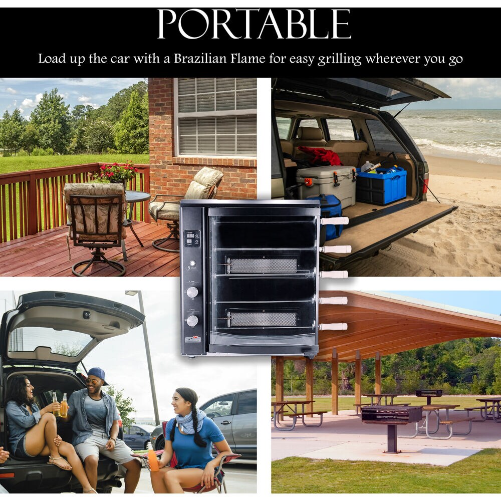 Brazilian Flame BG-05LX-BLACK Tabletop-Grills - View #4
