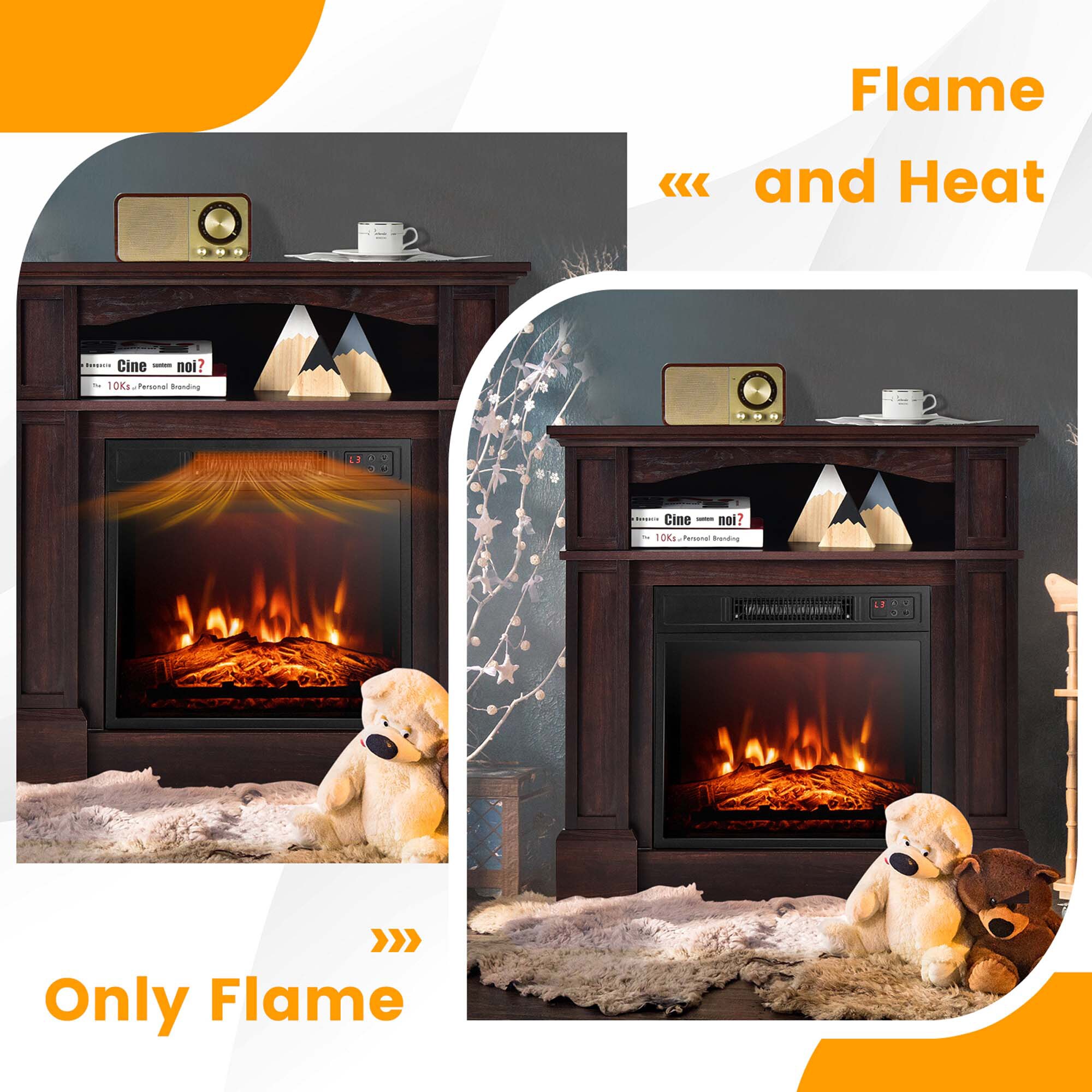 Goplus FP10102US-NA Electric-Fireplaces - View #5