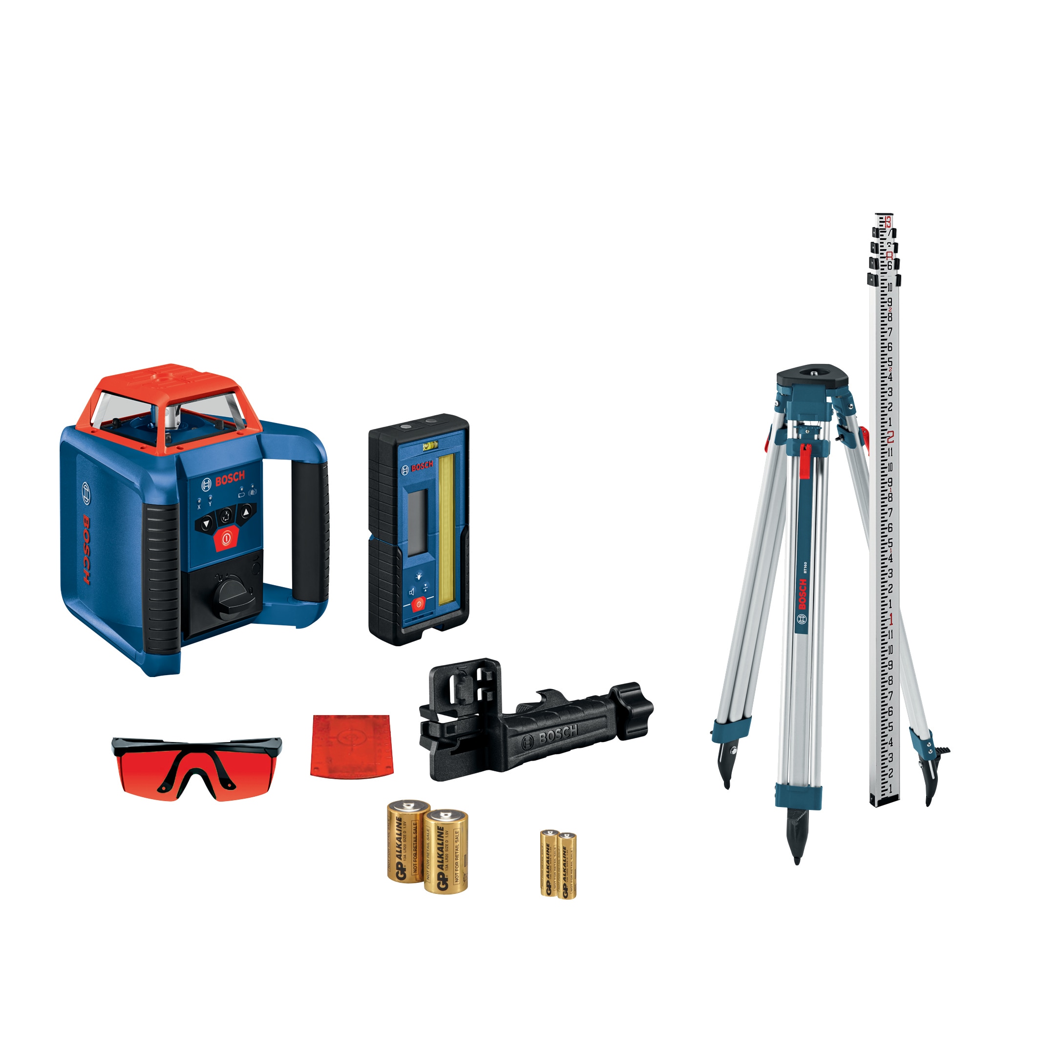 Bosch 2000-ft Red Self-Leveling Rotary Laser Level Kit GRL2000-40HK Sansujyuku sansujyuku.com