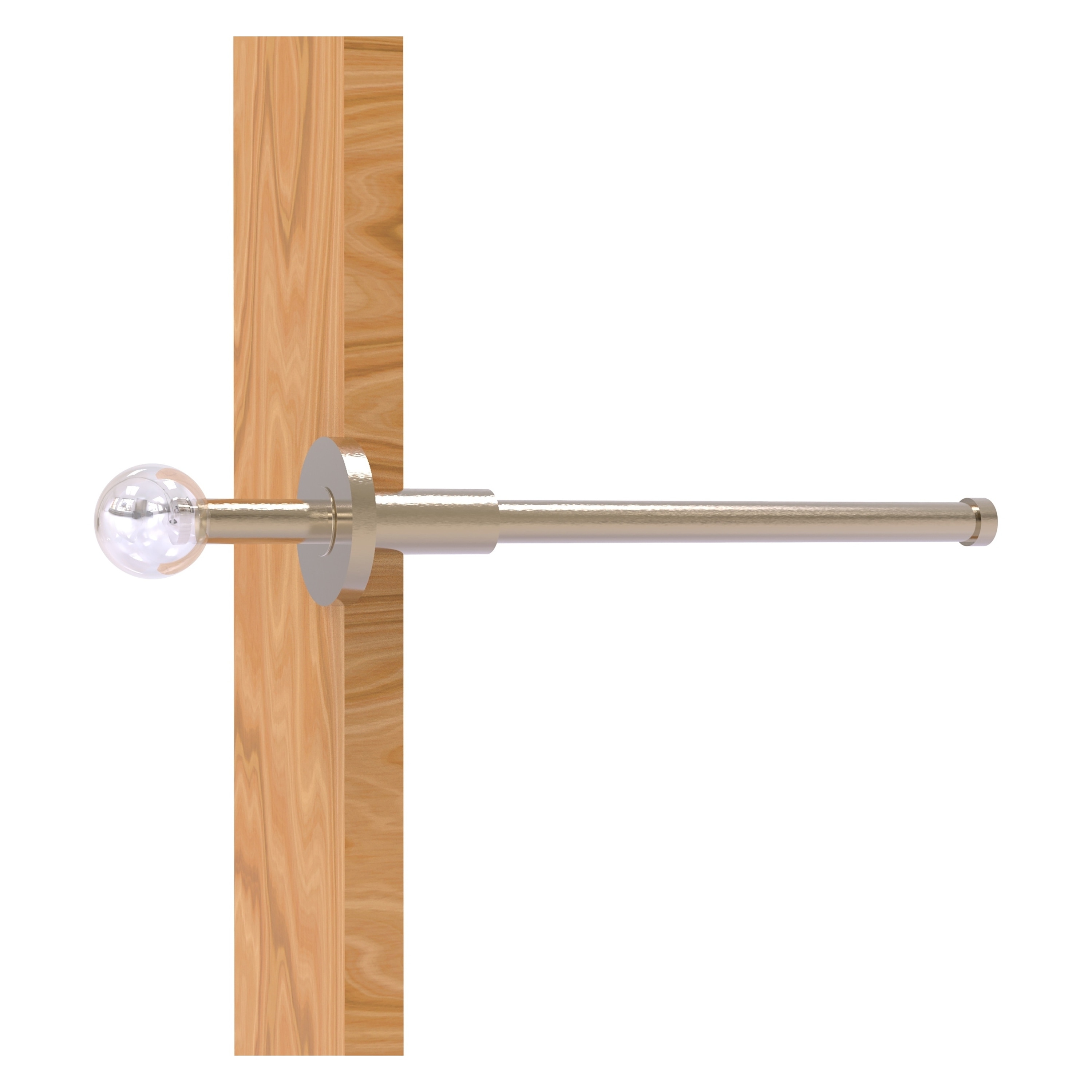 Allied Brass CV-23-PEW Clearview Antique Pewter Single -Hook Wall mount Towel Hook