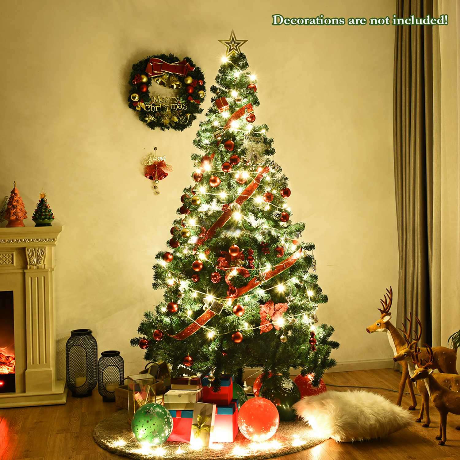 Costway CSHY000358 Artificial-Christmas-Trees - View #2